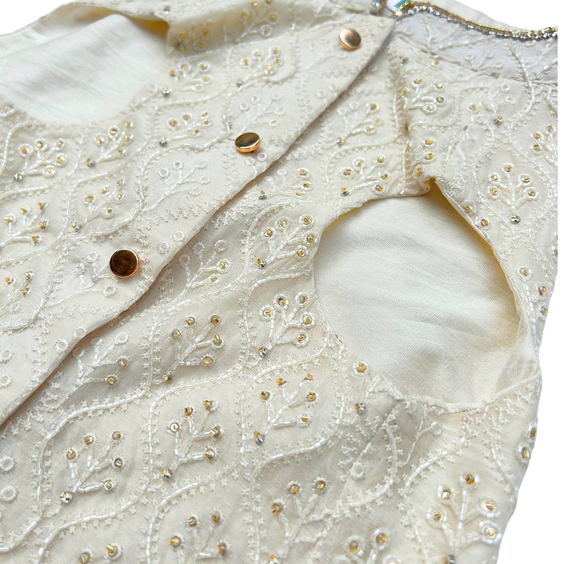 BEADED FLOWER HAND EMBROIDERED SHERWANI FOR DOGS AND CATS