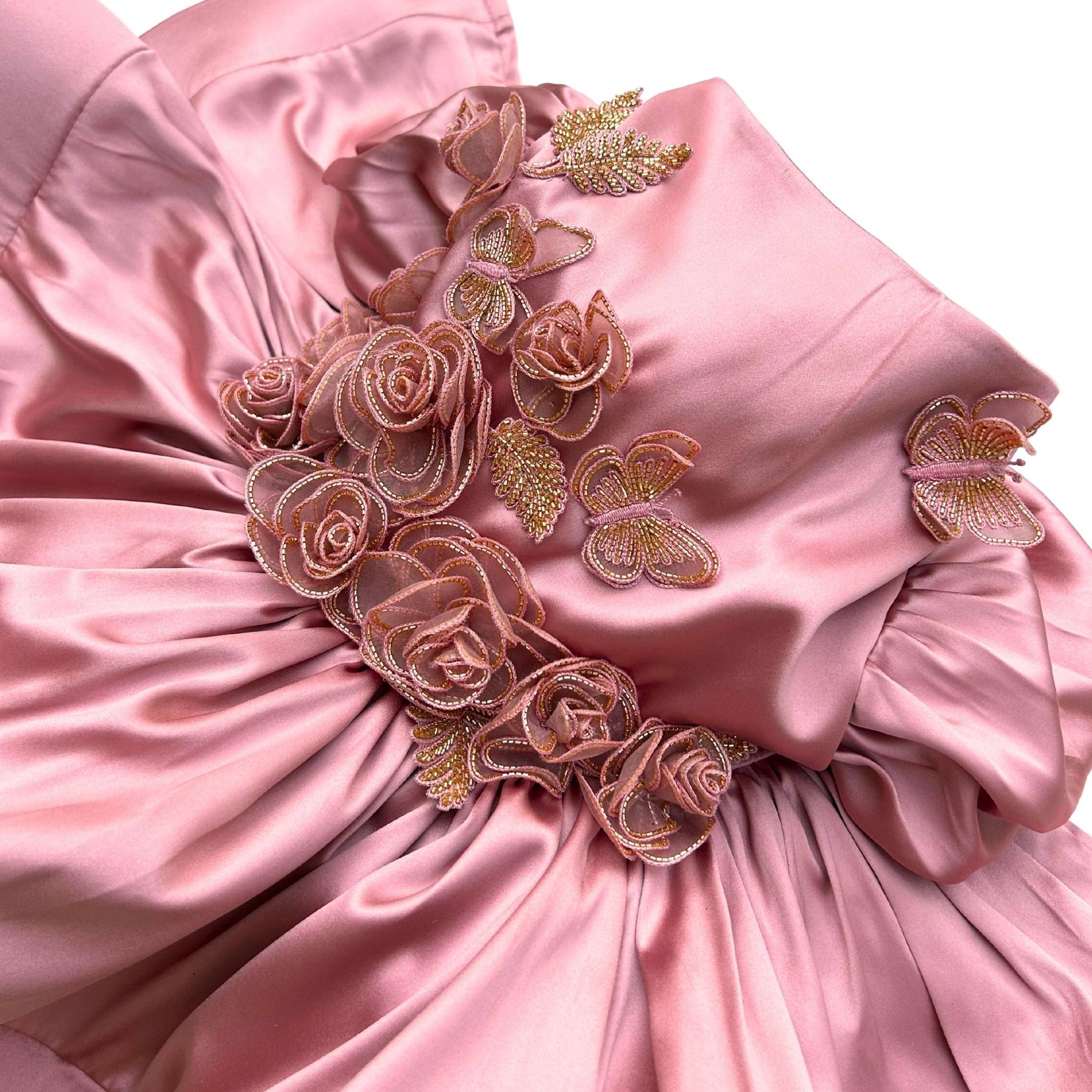 PINK PETAL PRINCESS DRESS FOR DOGS AND CATS
