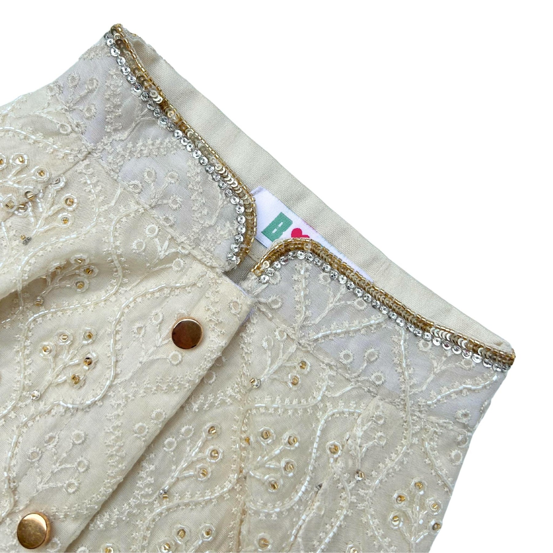 BEADED FLOWER HAND EMBROIDERED SHERWANI FOR DOGS AND CATS