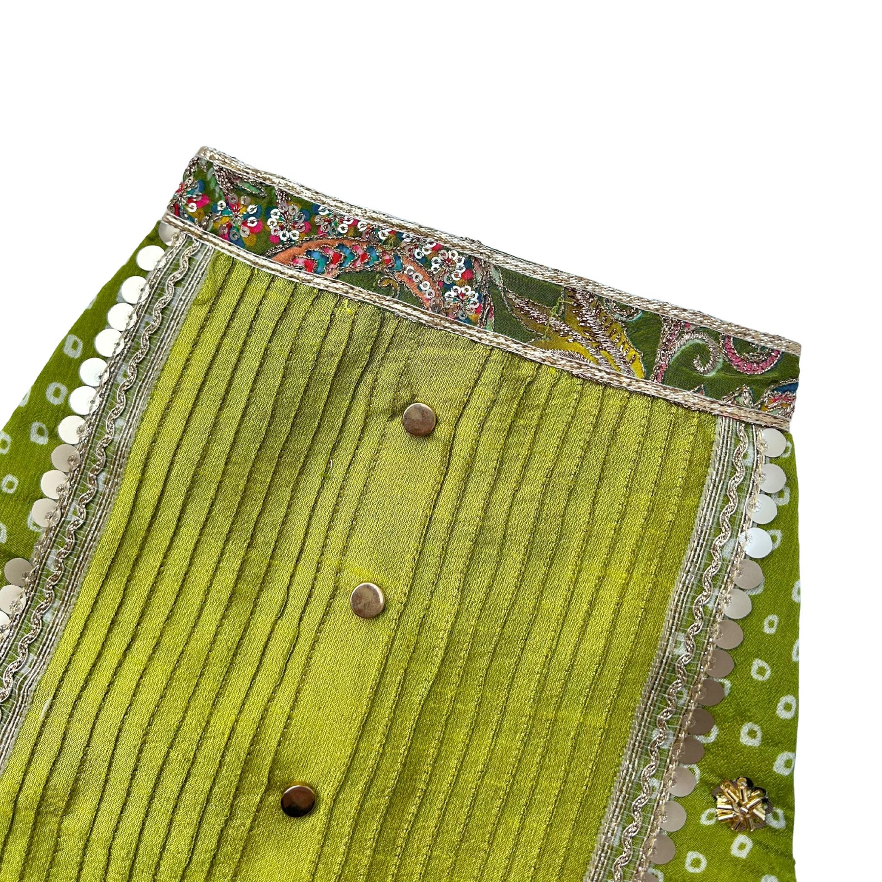 MEHENDI GREEN BANDHANI SHERWANI FOR DOGS AND CATS