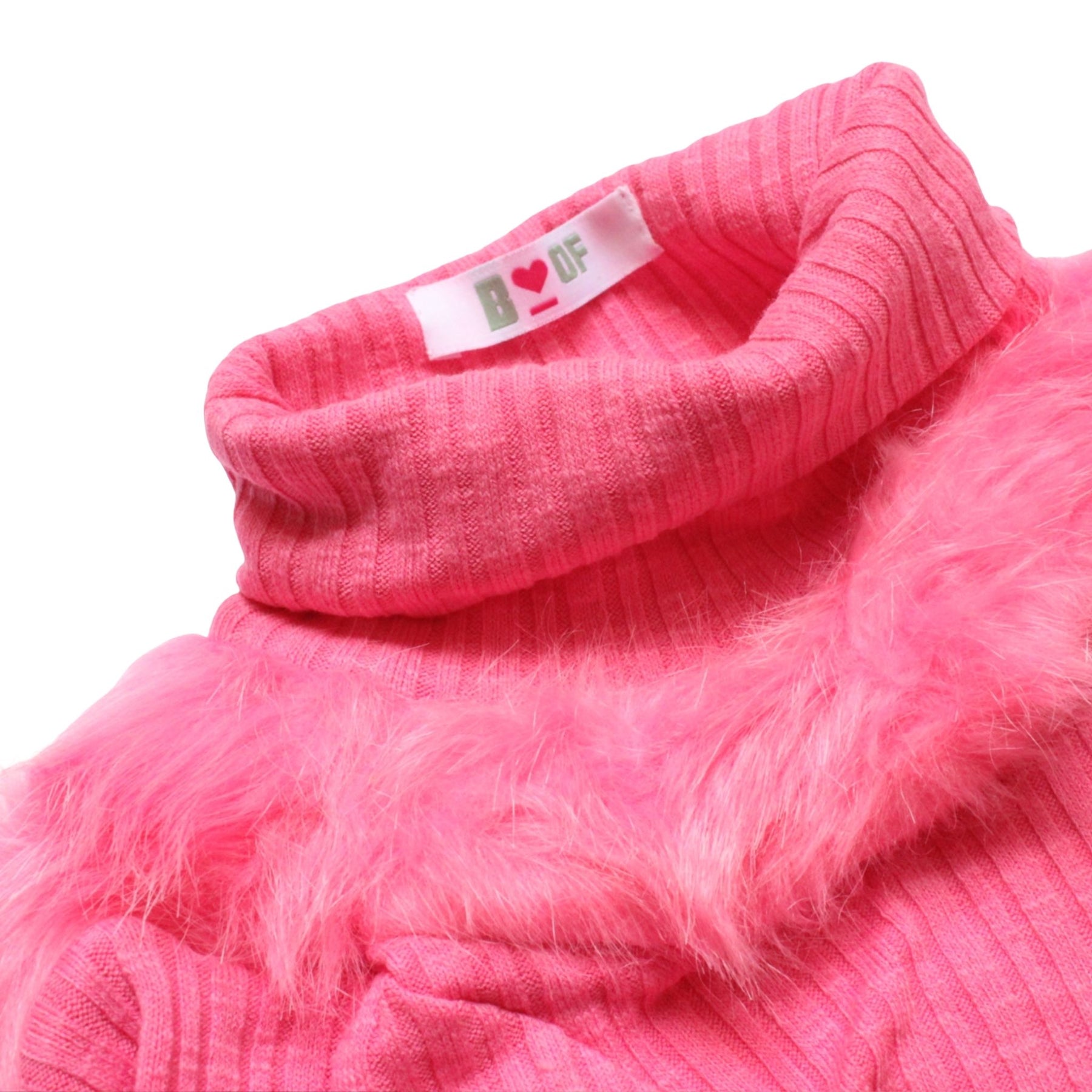 FAUX FUR DOG SWEATER