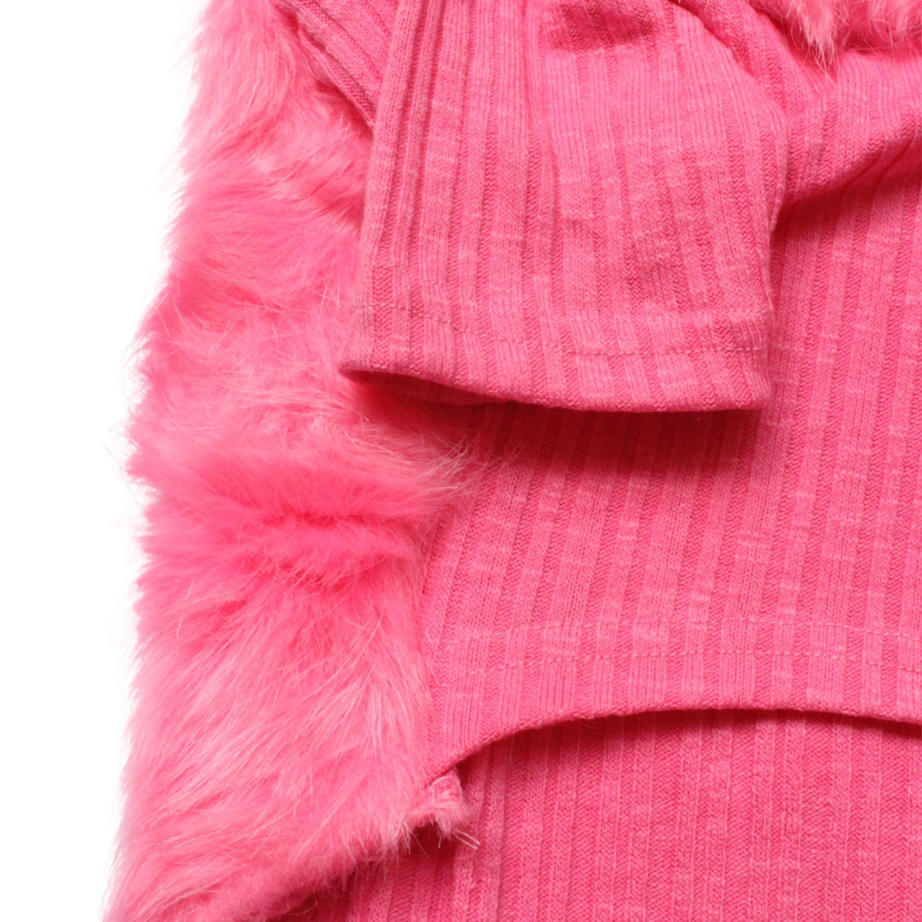 FAUX FUR DOG SWEATER