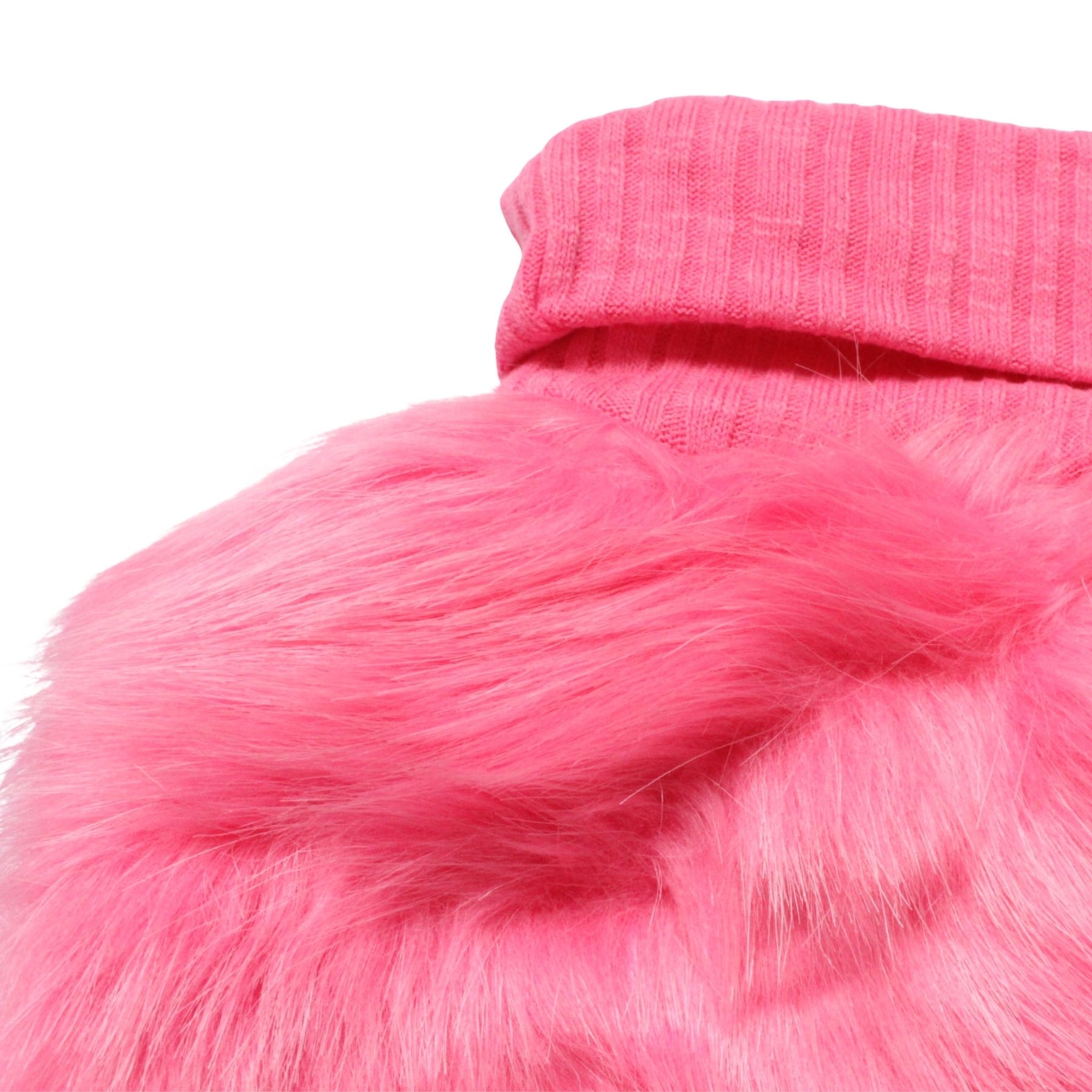 FAUX FUR DOG SWEATER
