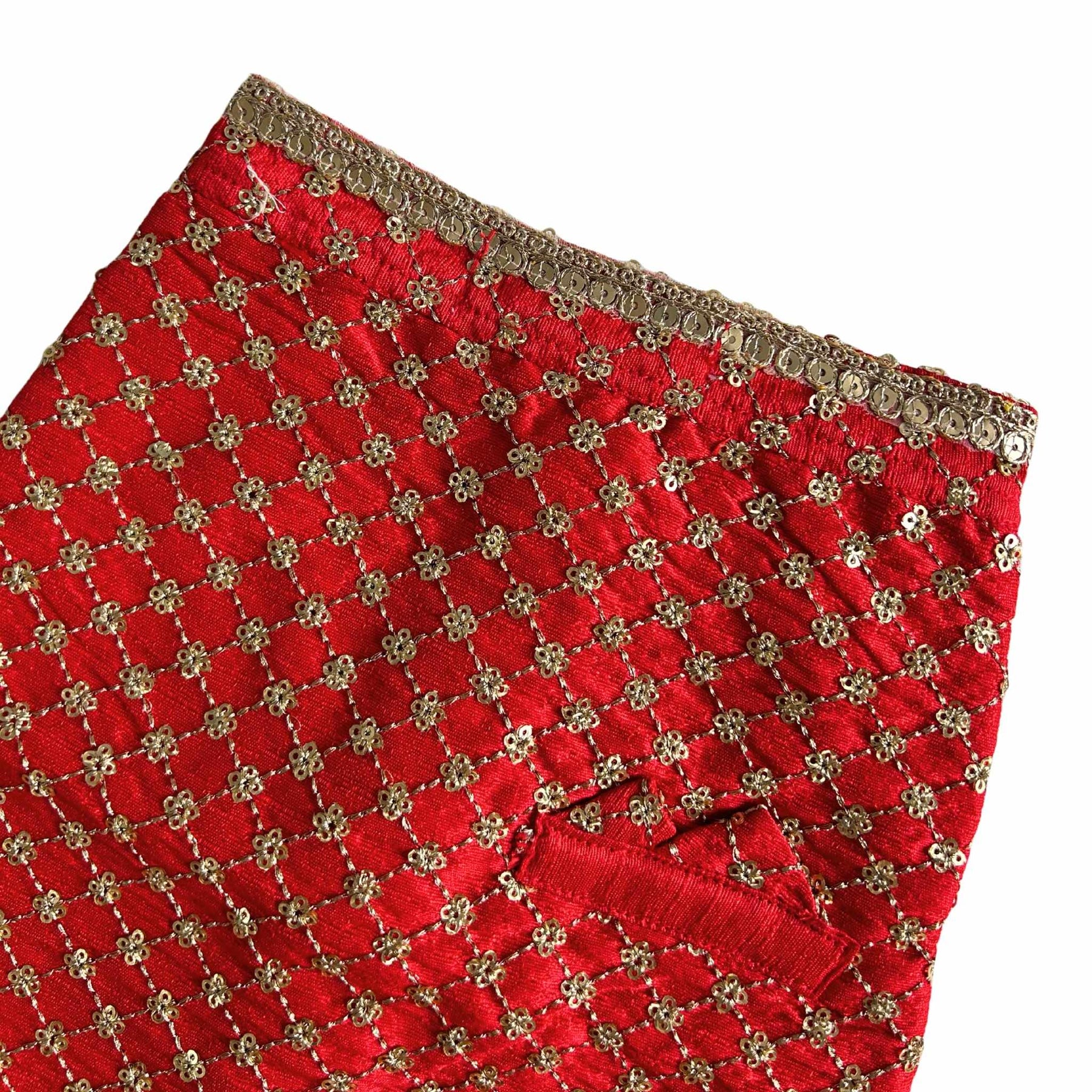 RED GOLD SHERWANI FOR DOGS AND CATS