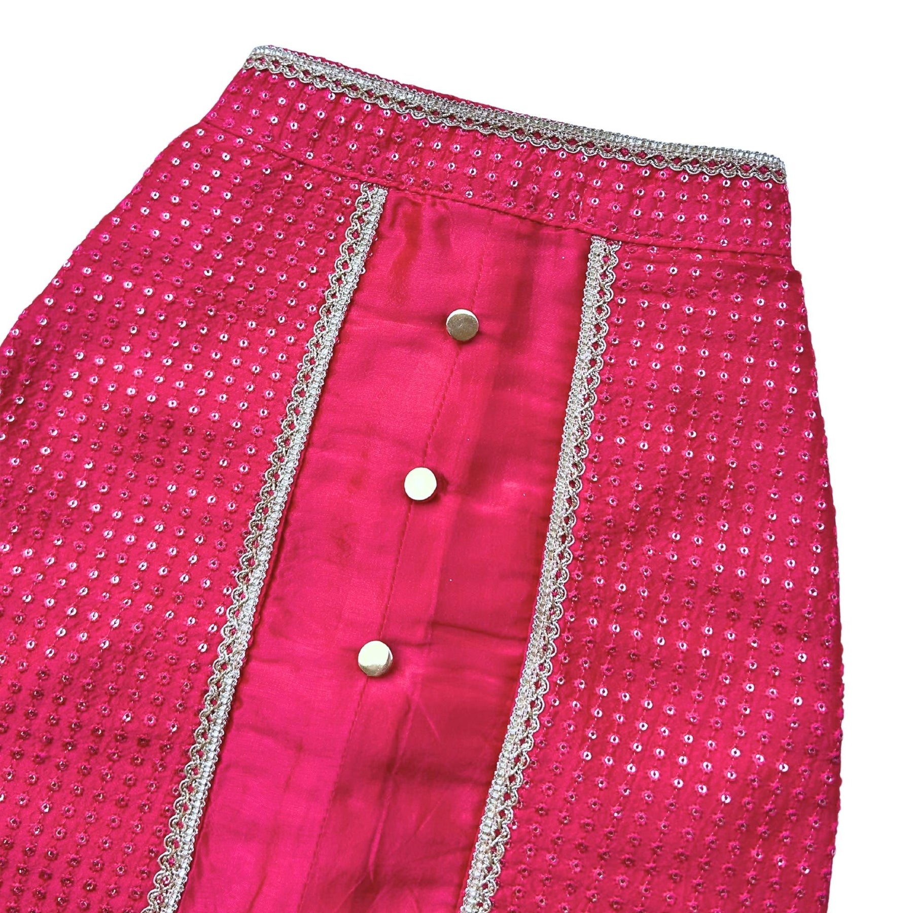RANI PINK SITARA KOTI KURTA FOR DOGS AND CATS