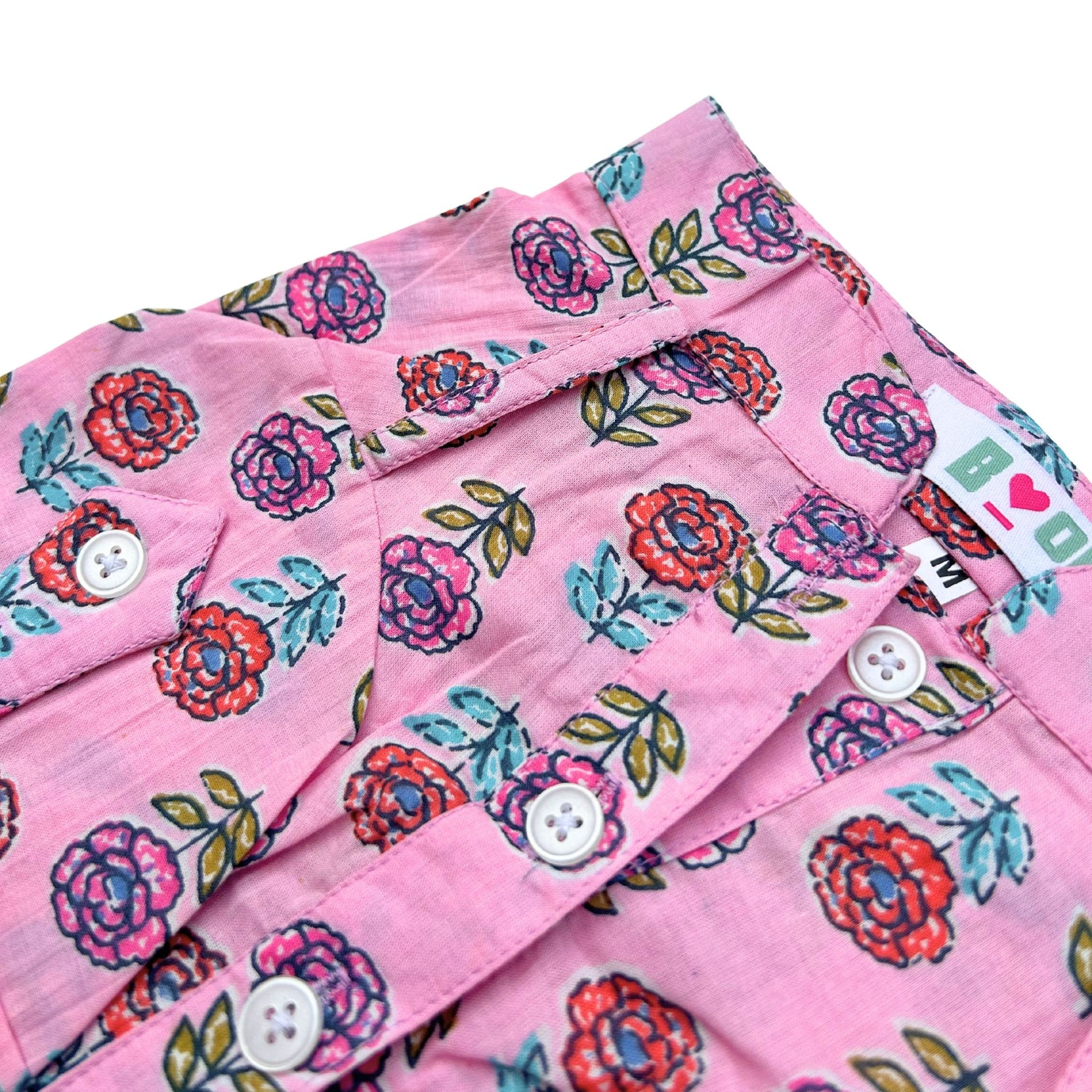PINK GULAB COTTON KURTA FOR DOGS AND CATS