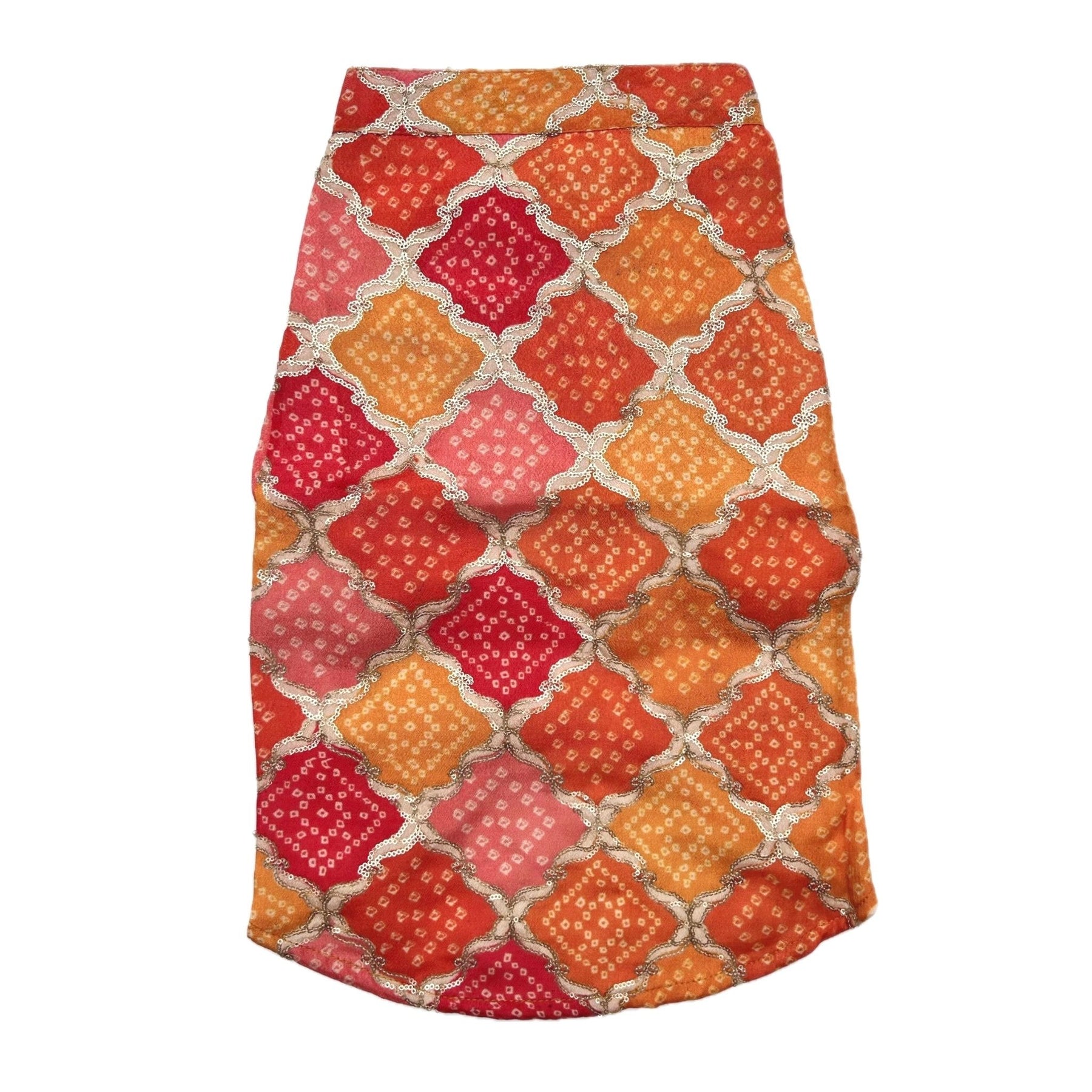 MULTI COLOURED DOG KURTA WITH DUPATTA
