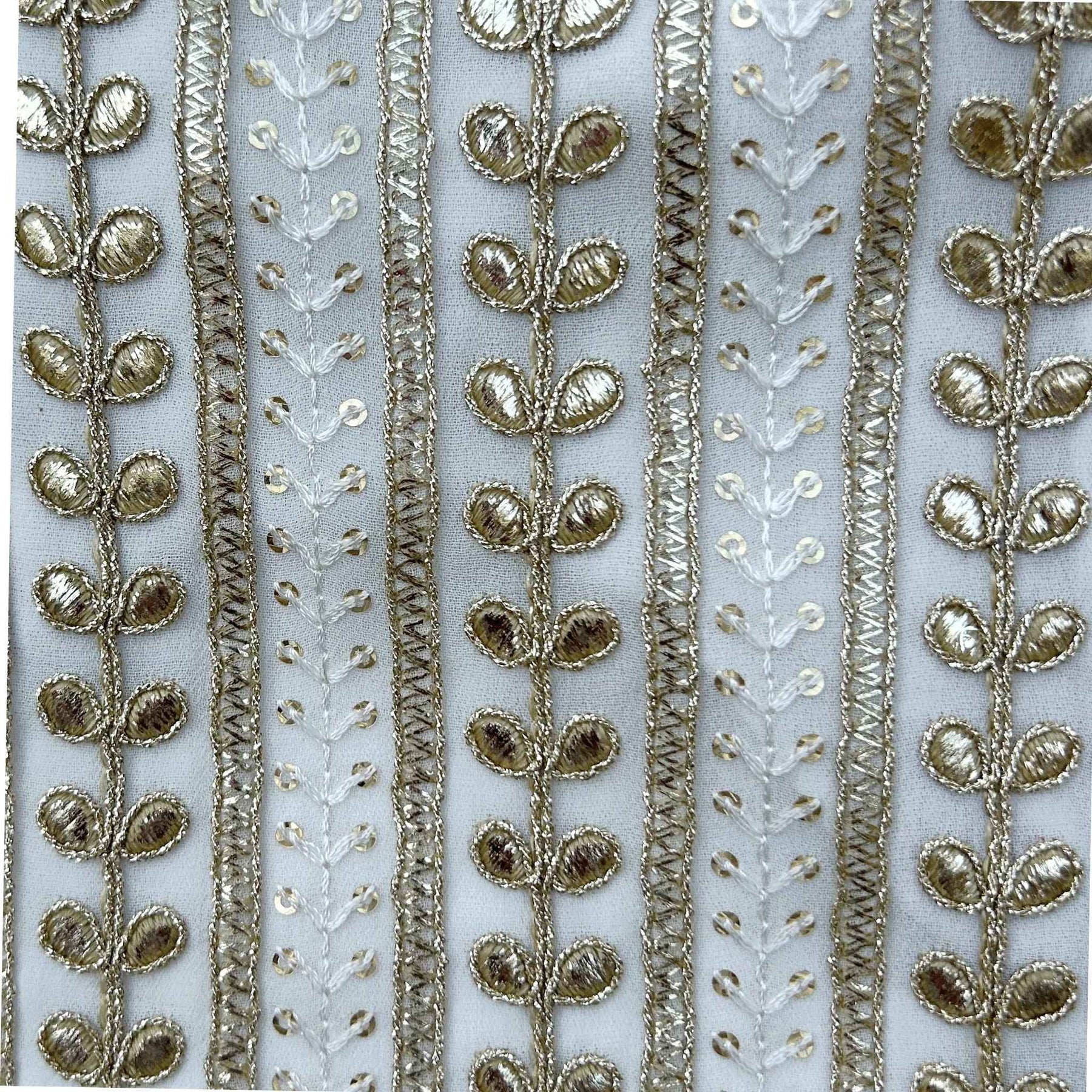 OFF WHITE GOLD LEAF DOG KURTA