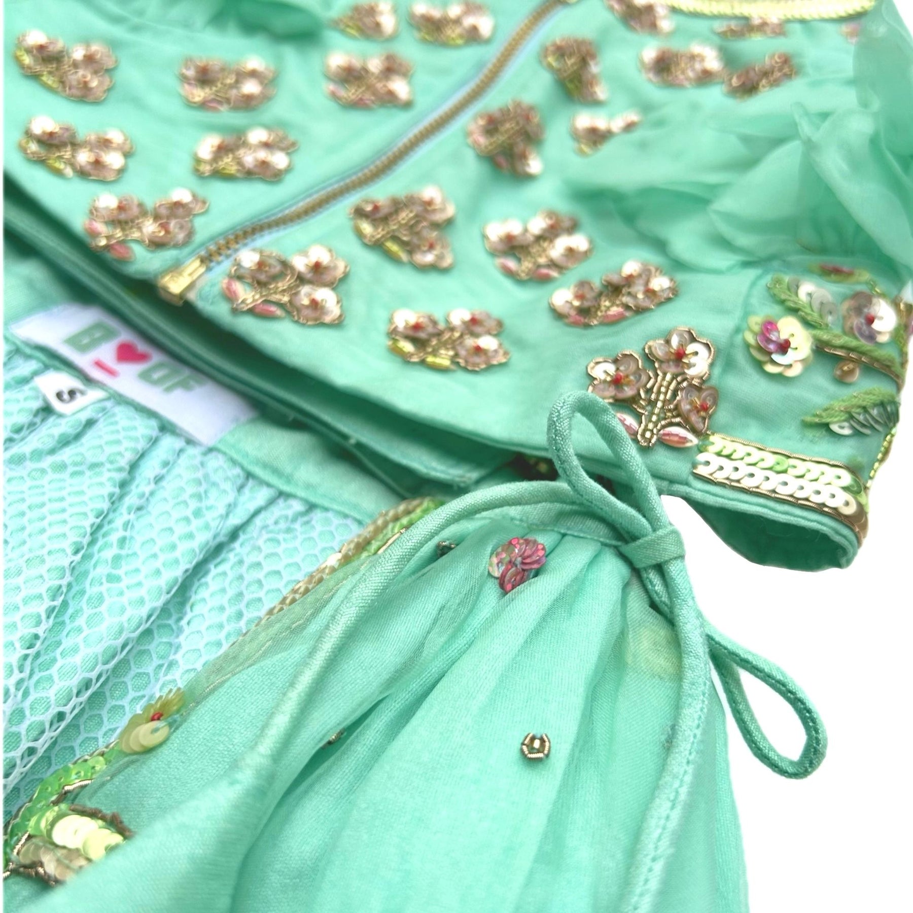 GARDEN OF BIRDS DOG LEHENGA