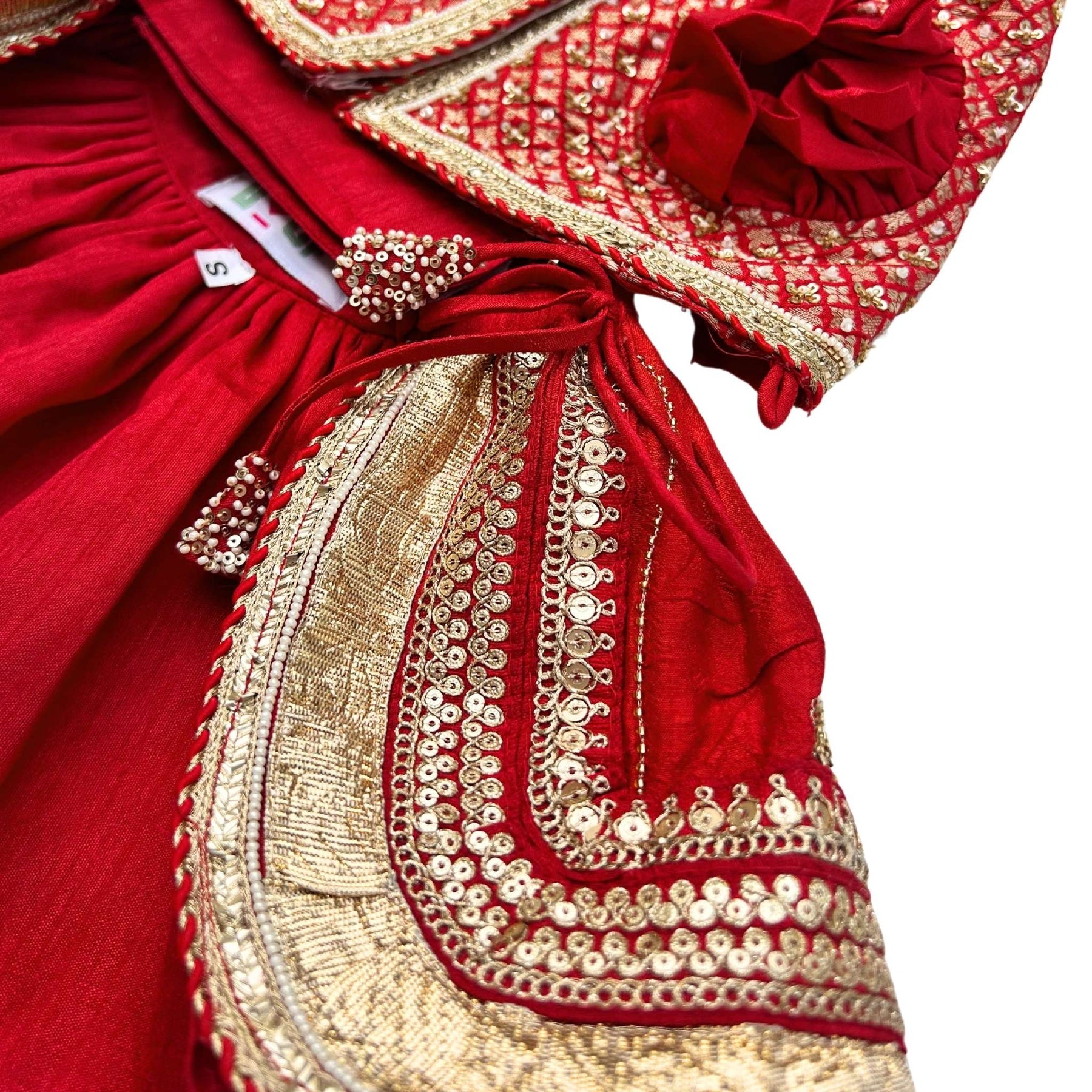 SURKH LAAL SHAHI LEHENGA FOR DOGS AND CATS