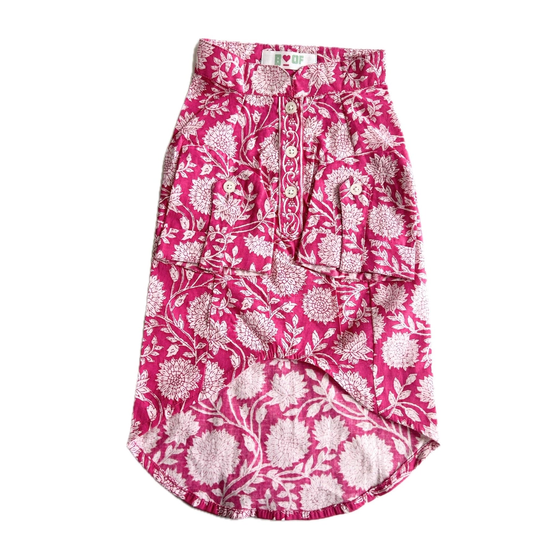 PINK BAIL KURTA + BONE RAKHI FOR DOGS AND CATS