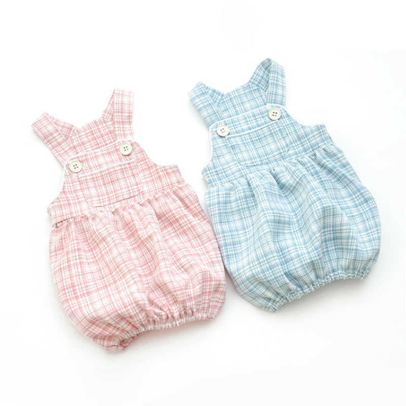 PASTEL CHECK DOG ONESIE