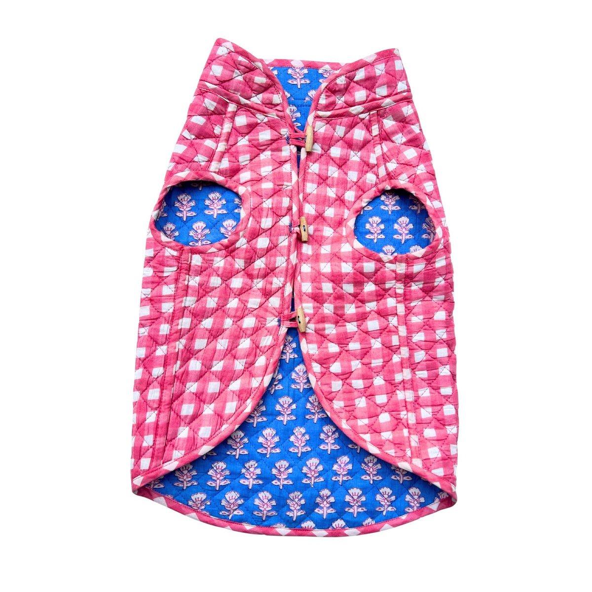 JAIPURI REVERSIBLE QUILTED JACKET FOR DOGS AND CATS