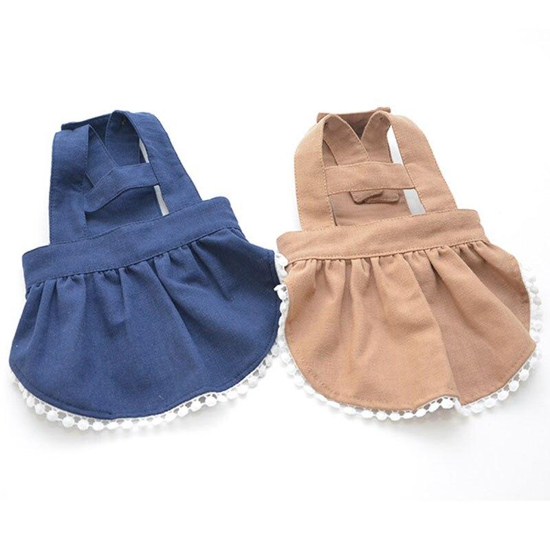 BLUE COTTON BREEZE DOG DRESS