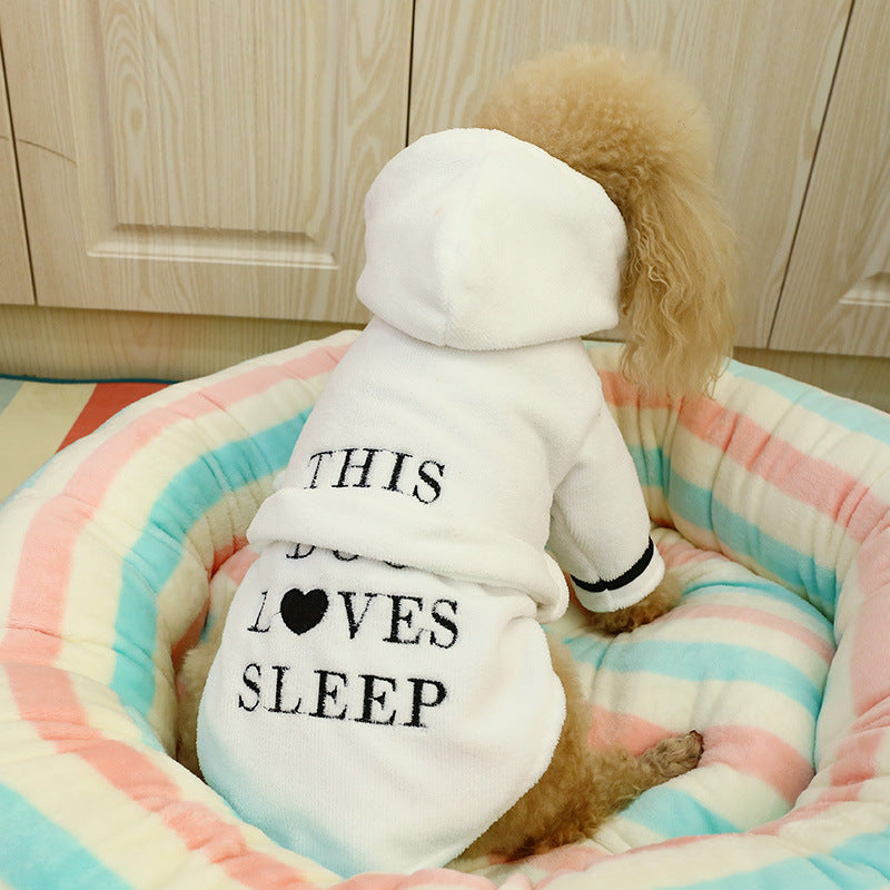 DOG BATHROBE