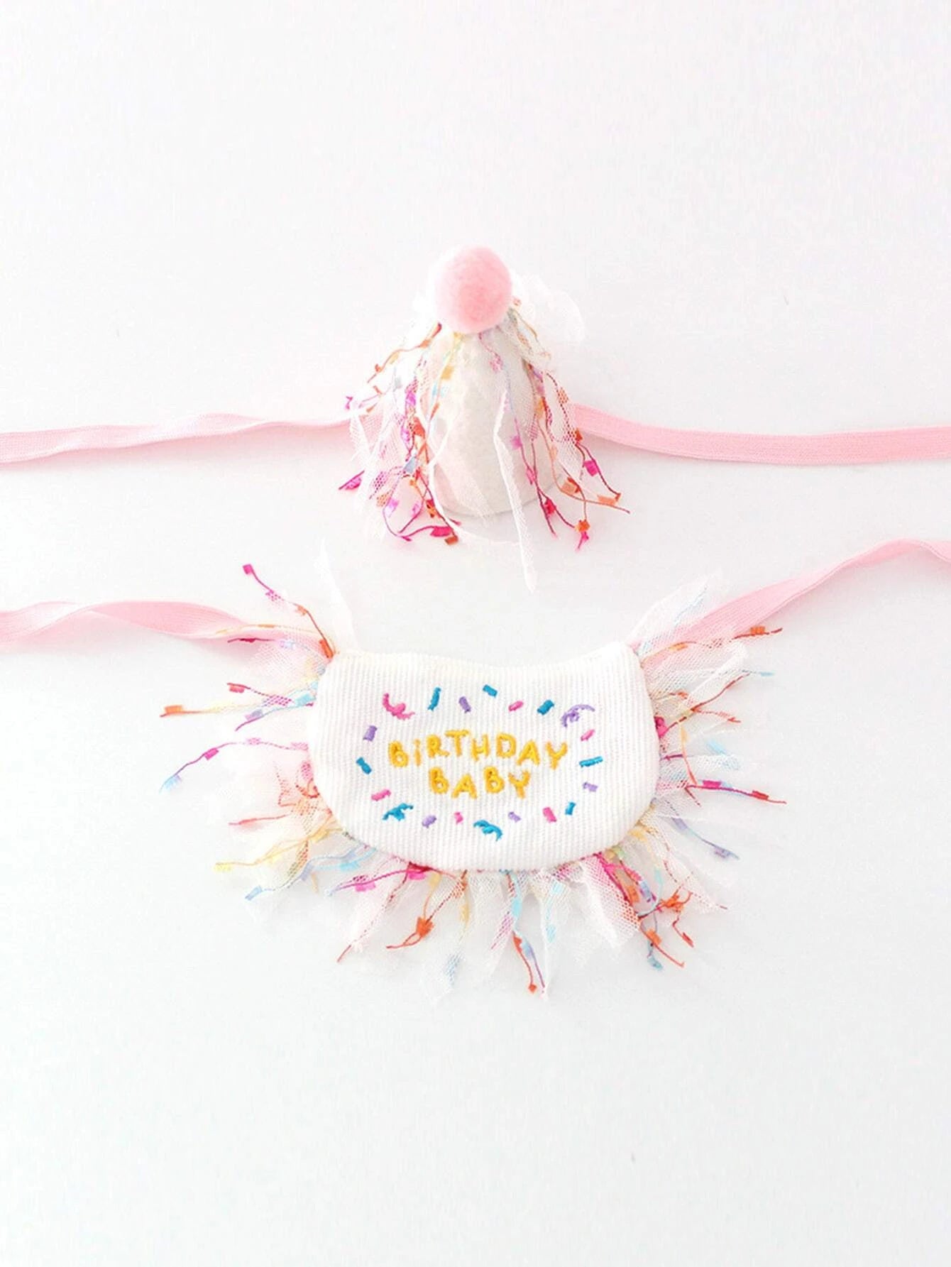 BIRTHDAY DOG BIB AND CAP