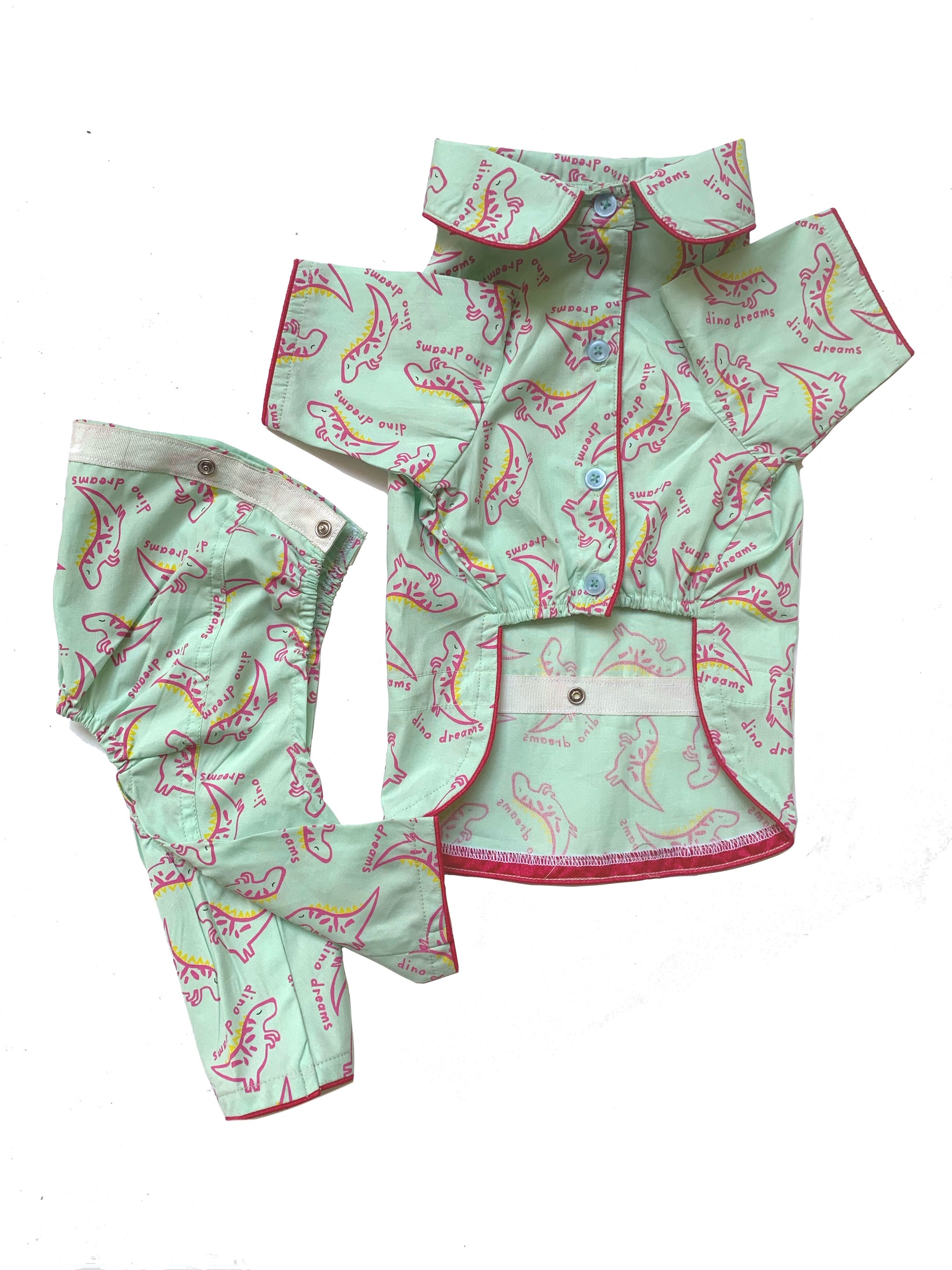 DINASAUR SWEET DREAMS DOG NIGHTSUIT