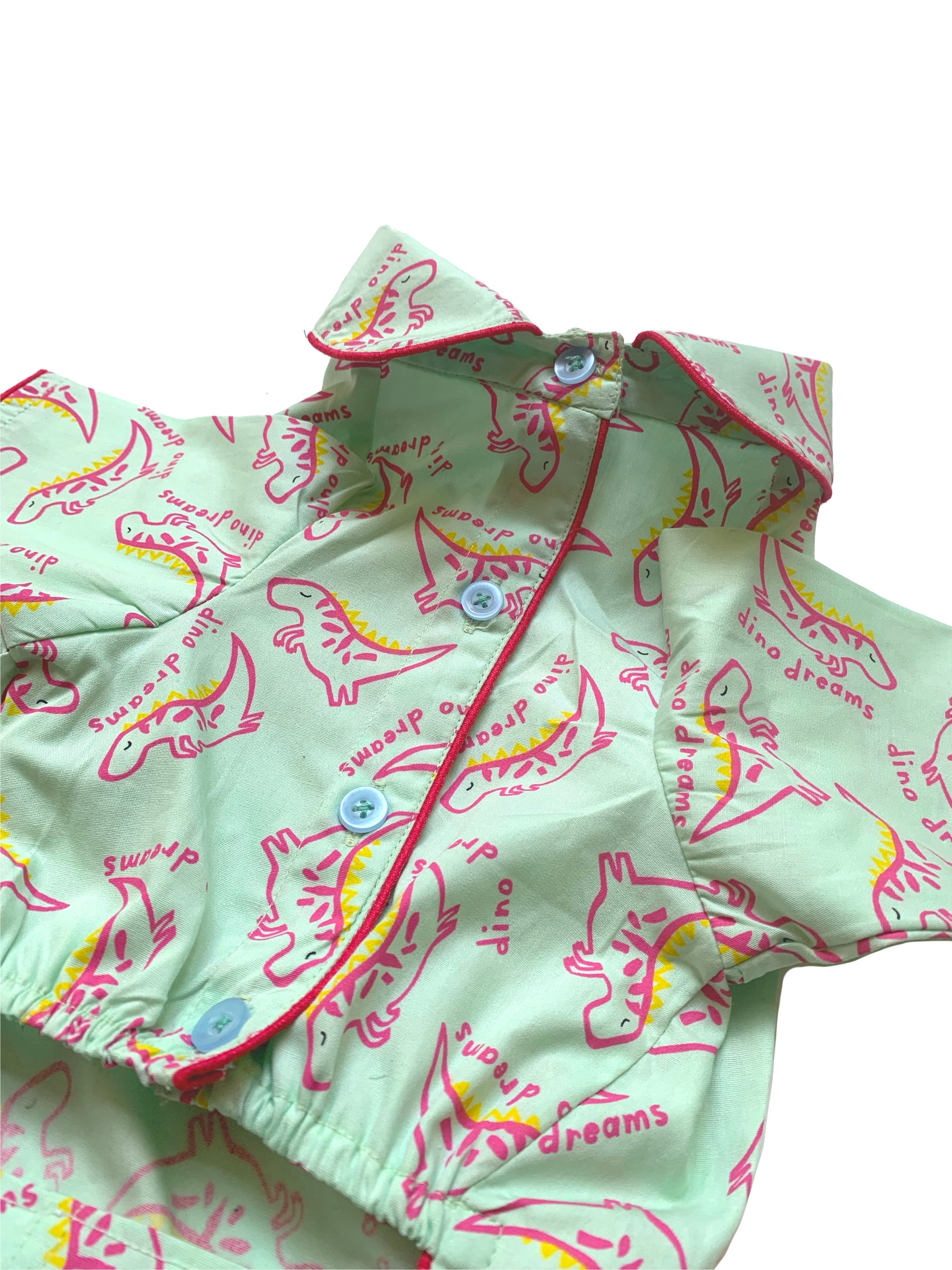 DINASAUR SWEET DREAMS DOG NIGHTSUIT