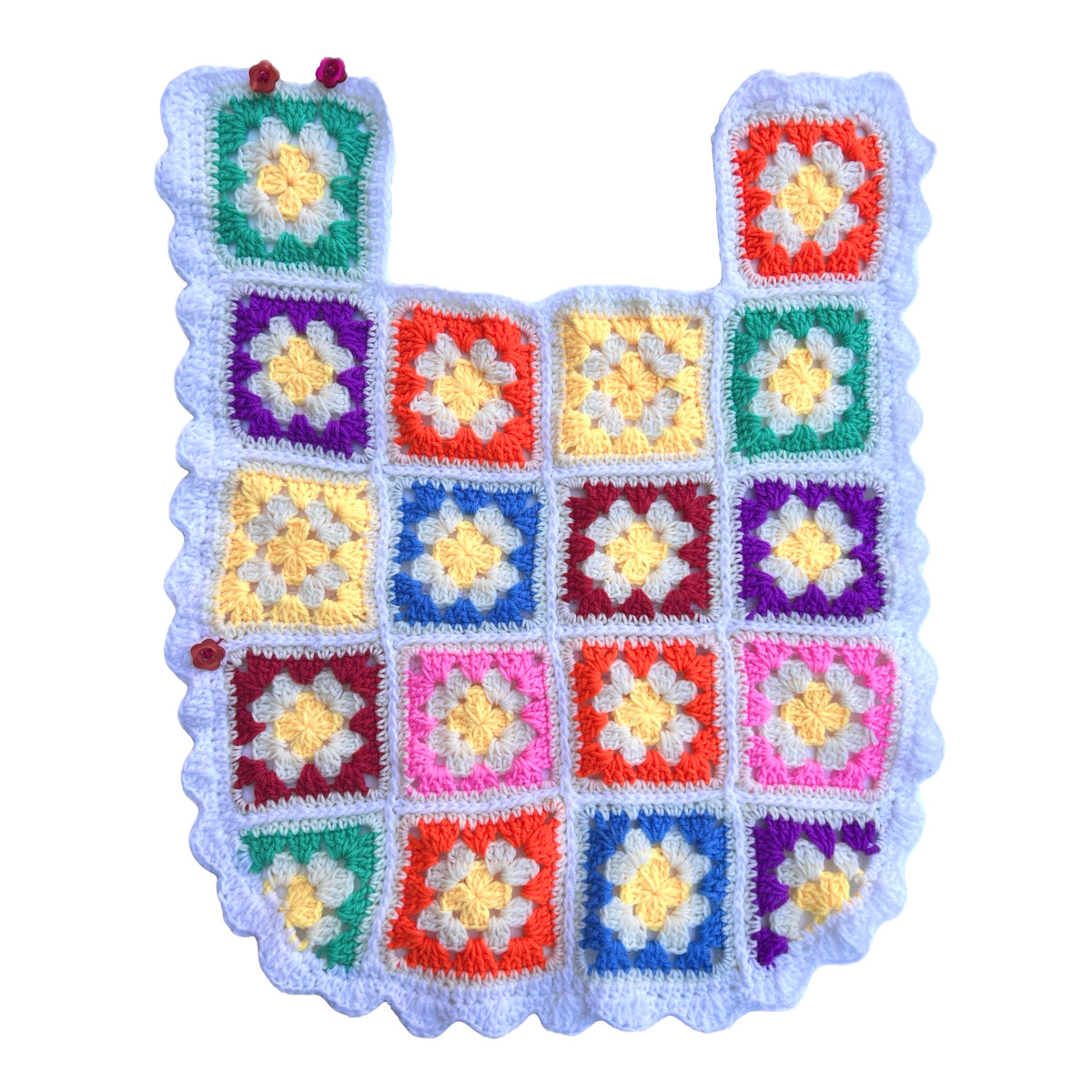 COLOURFUL PATCH WORK DOG JACKET