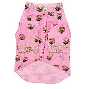 RAJKAMAL PINK KURTA FOR DOGS AND CATS