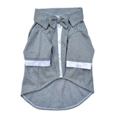 GREY HERRINGBONE COTTON WOOL TUXEDO FOR DOGS AND CATS