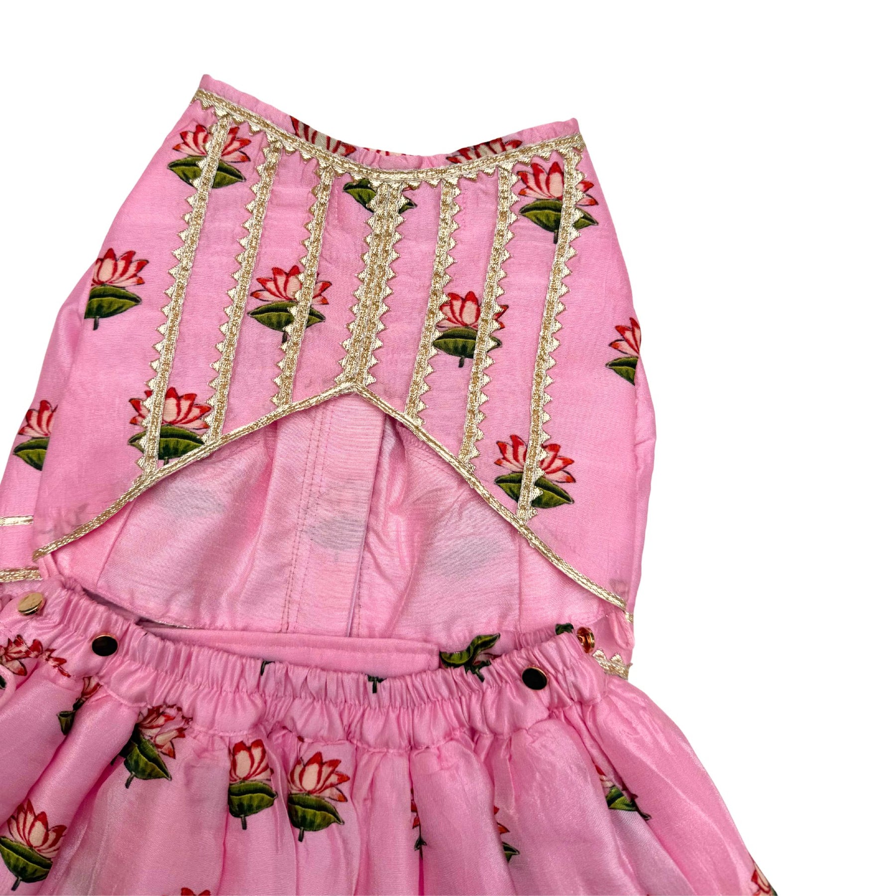 RAJKAMAL PINK LEHENGA FOR DOGS AND CATS