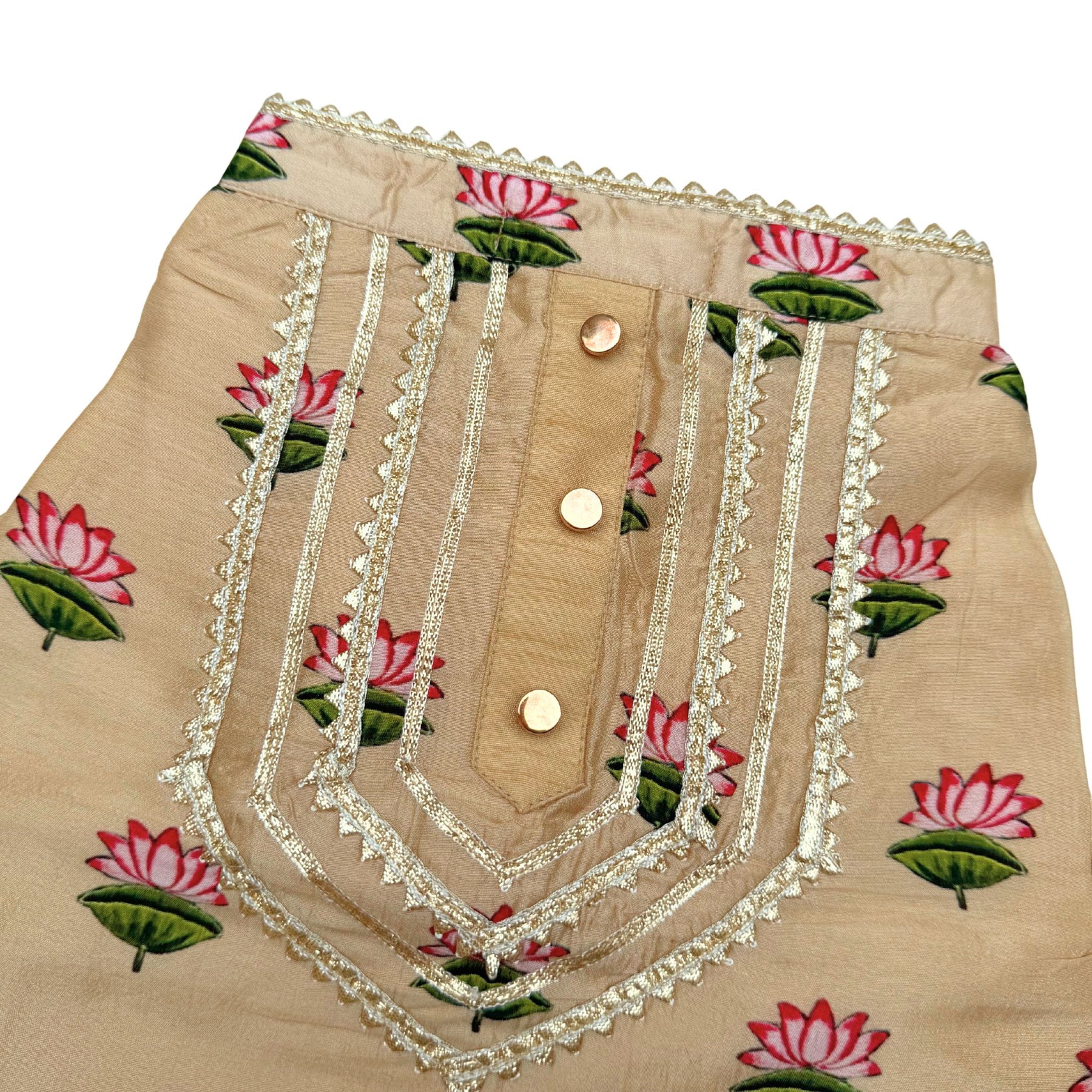 RAJKAMAL BEIGE KURTA FOR DOGS AND CATS