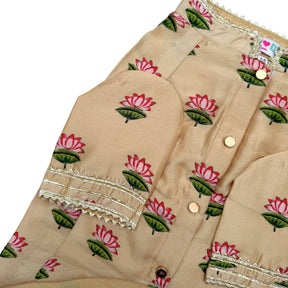 RAJKAMAL BEIGE KURTA FOR DOGS AND CATS