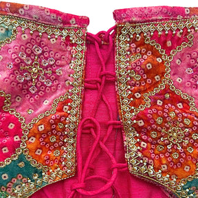 RANGREZ RANI VELVET HAND EMBROIDERED LEHENGA FOR DOGS AND CATS