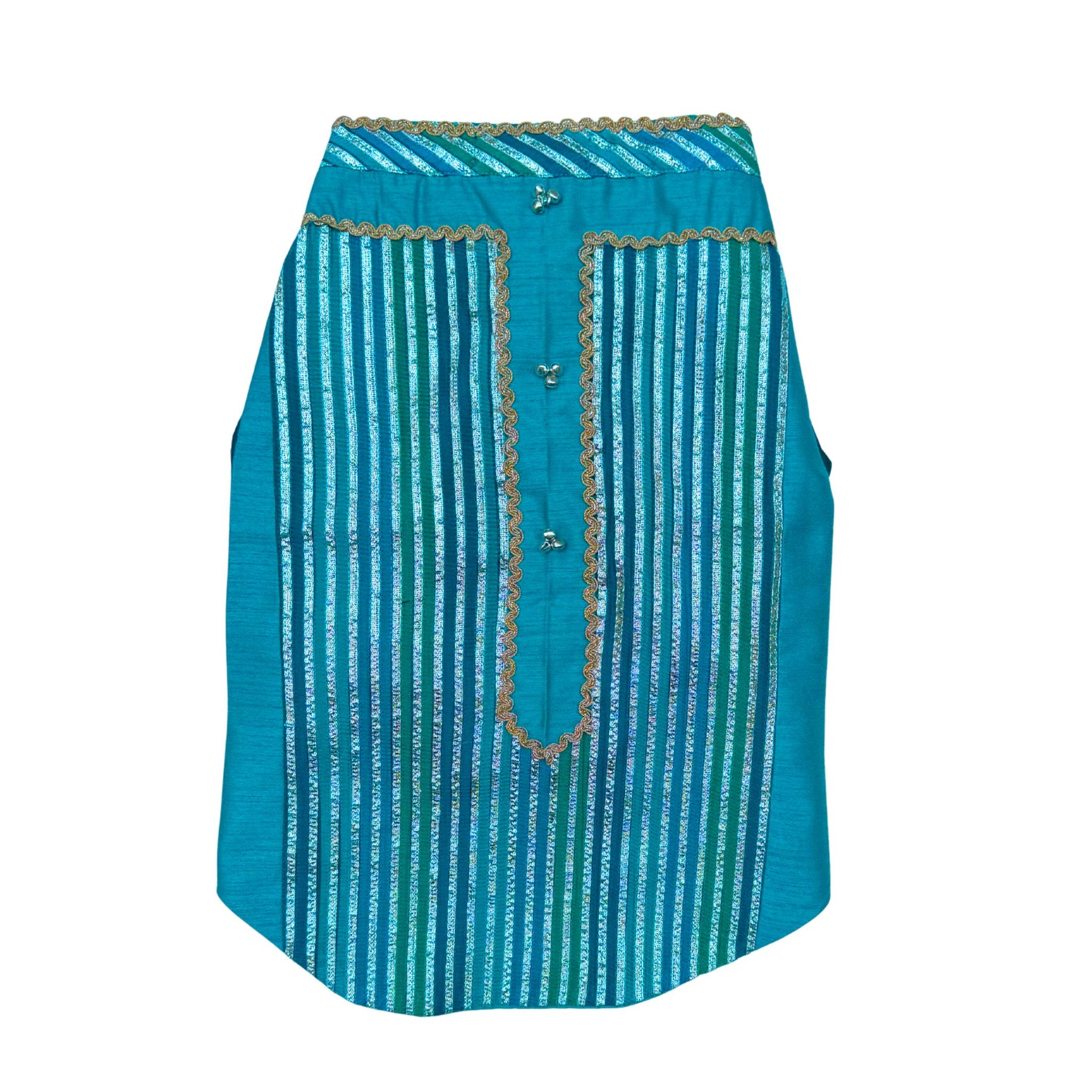 KHANAK TEAL BLUE KURTA FOR DOGS AND CATS