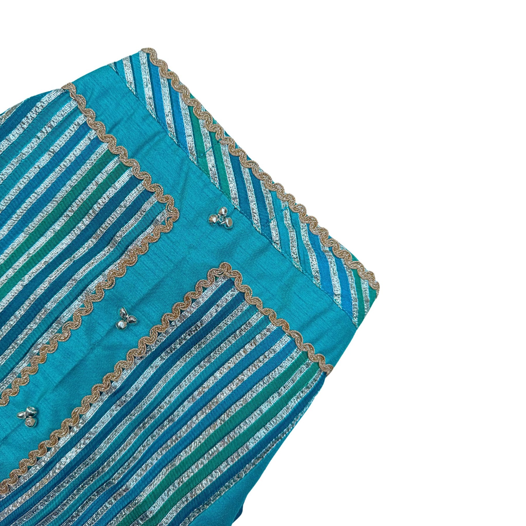 KHANAK TEAL BLUE KURTA FOR DOGS AND CATS