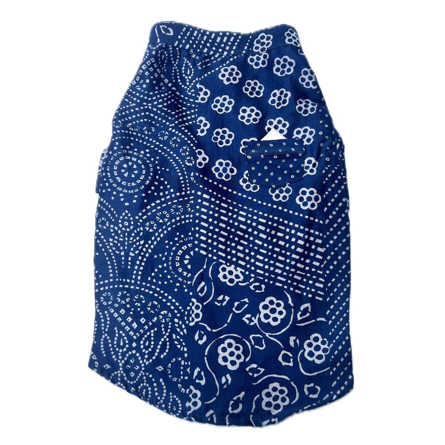 BLUE PATHANI DOG KURTA+EVIL EYE RAKHI FOR DOGS AND CATS