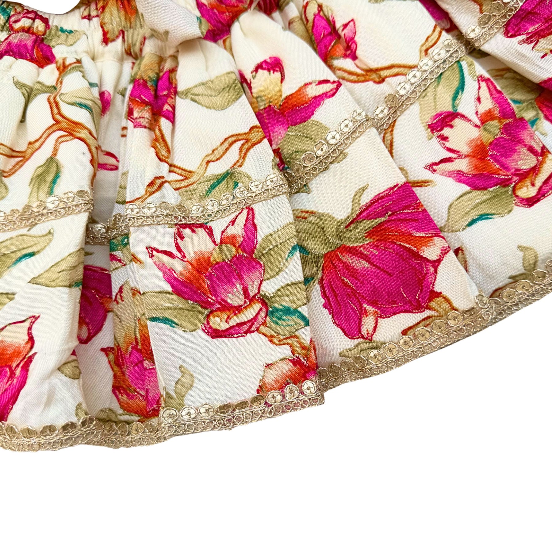 PHOOLJAAL OFF-WHITE LEHENGA FOR DOGS AND CATS
