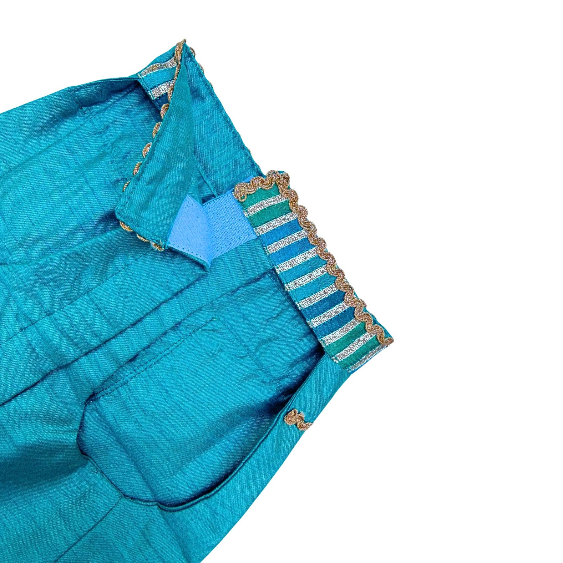 KHANAK TEAL BLUE LEHENGA FOR DOGS AND CATS