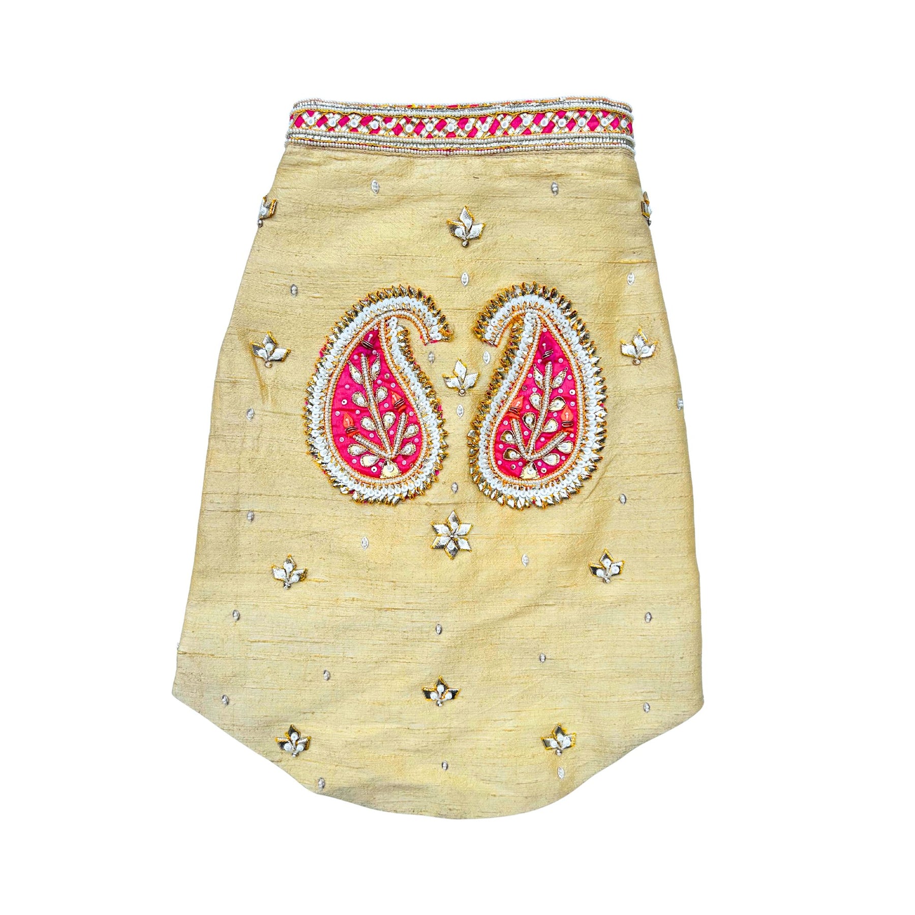 GOLD APPLIQUÉ GOTA PATTI SHERWANI FOR DOGS AND CATS
