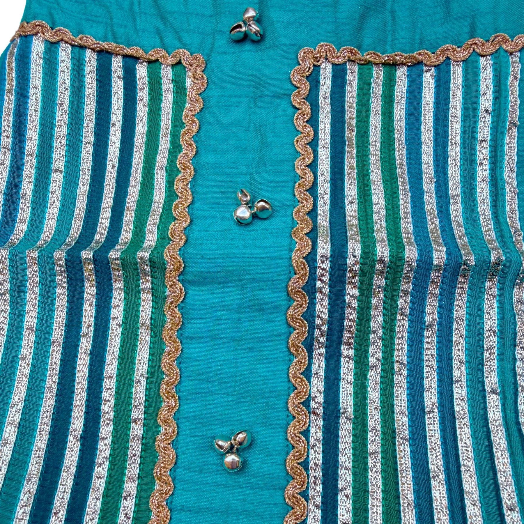KHANAK TEAL BLUE LEHENGA FOR DOGS AND CATS