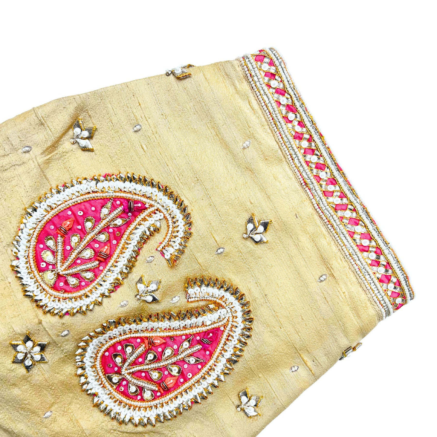 GOLD APPLIQUÉ GOTA PATTI SHERWANI FOR DOGS AND CATS