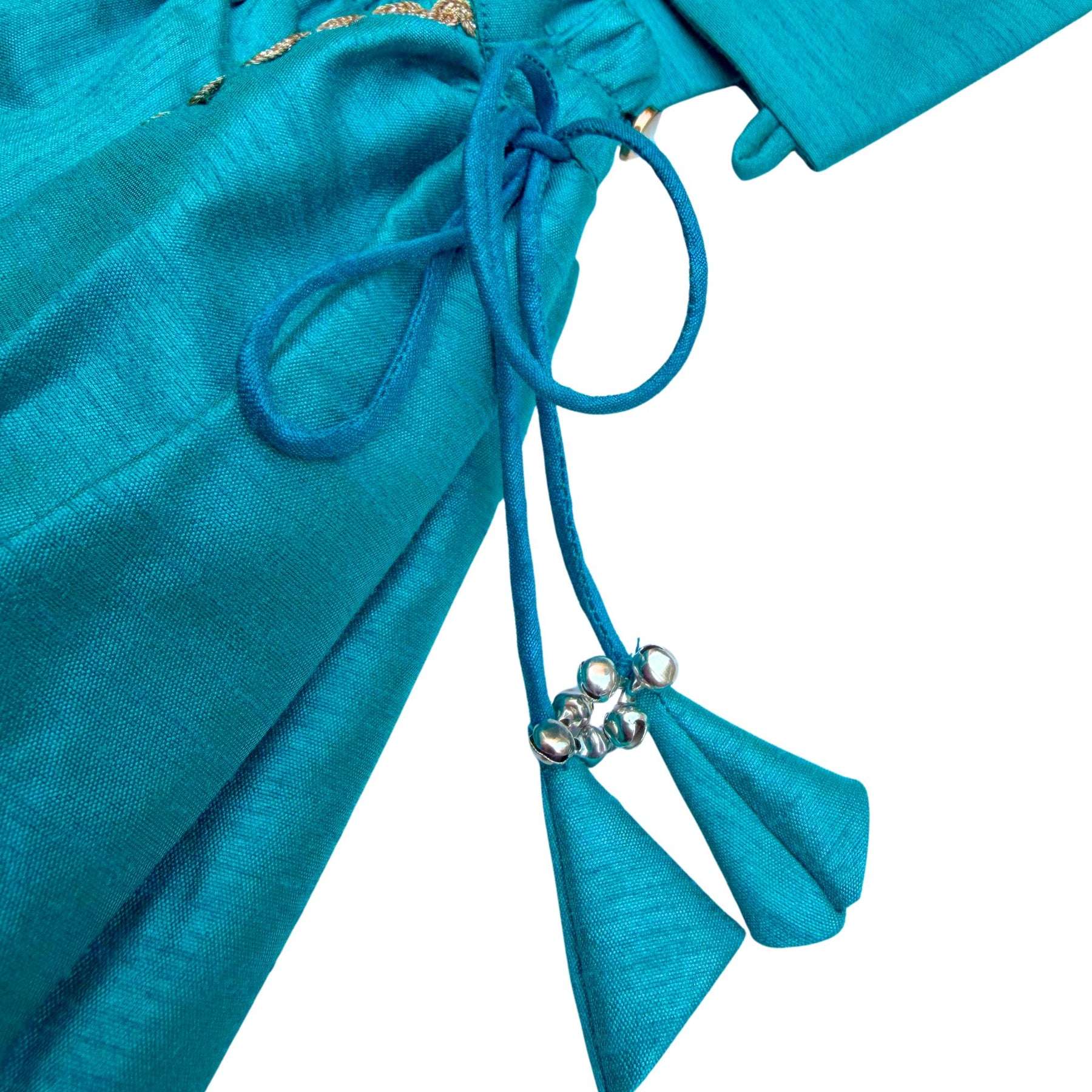 KHANAK TEAL BLUE LEHENGA FOR DOGS AND CATS
