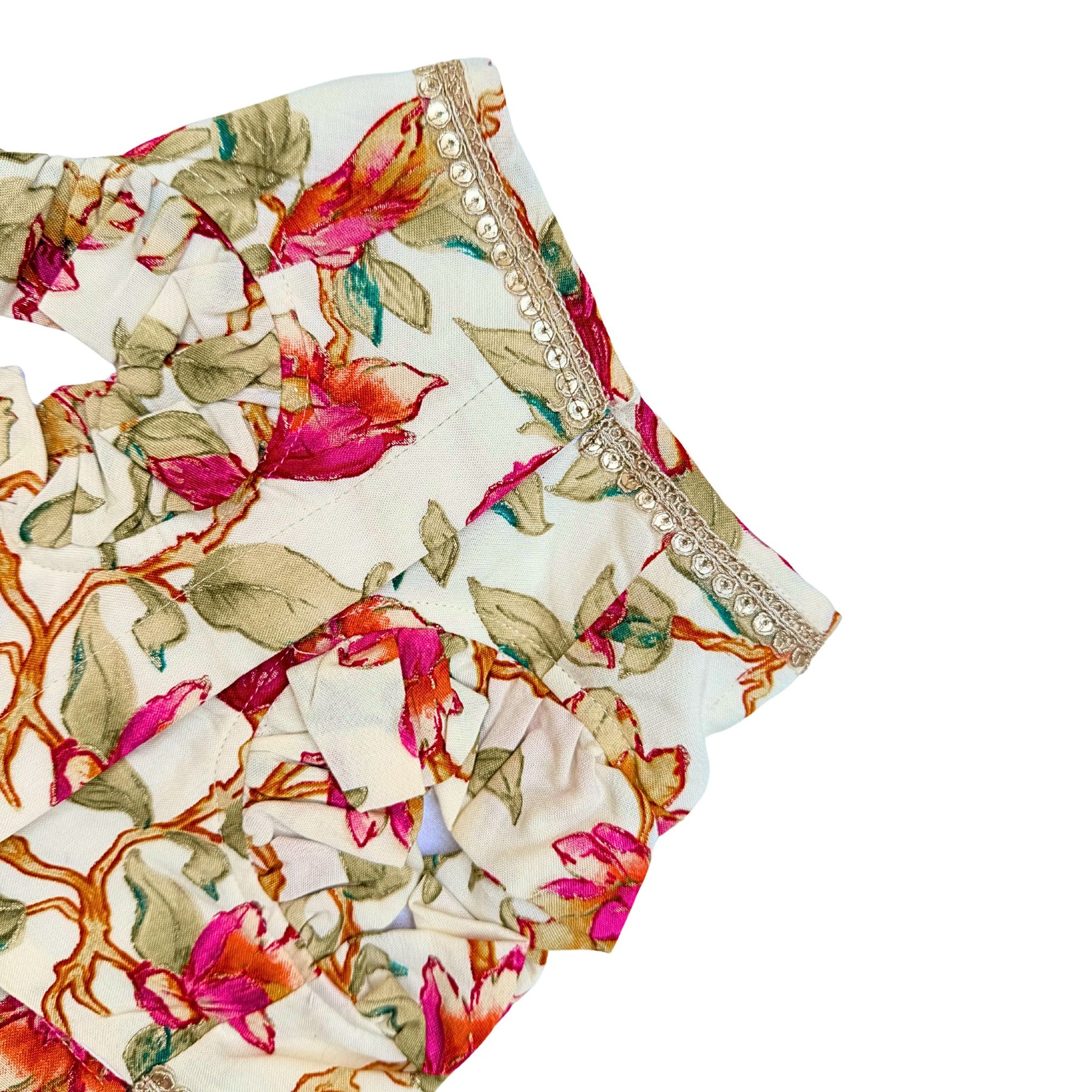 PHOOLJAAL OFF-WHITE LEHENGA FOR DOGS AND CATS