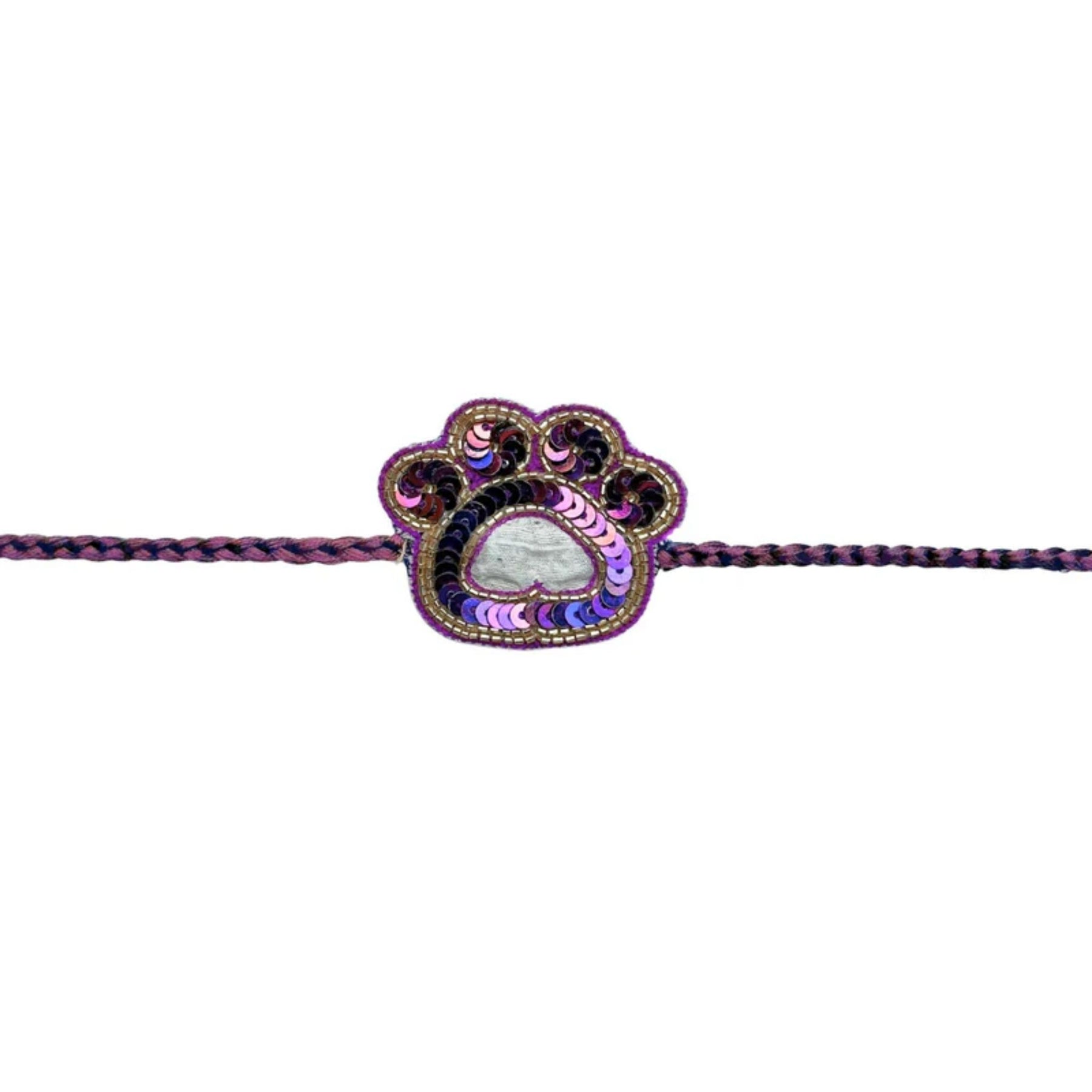 LITTLE NAWAB PURPLE SHERWANI + LILAC PAW-SOME RAKHI FOR DOGS AND CATS