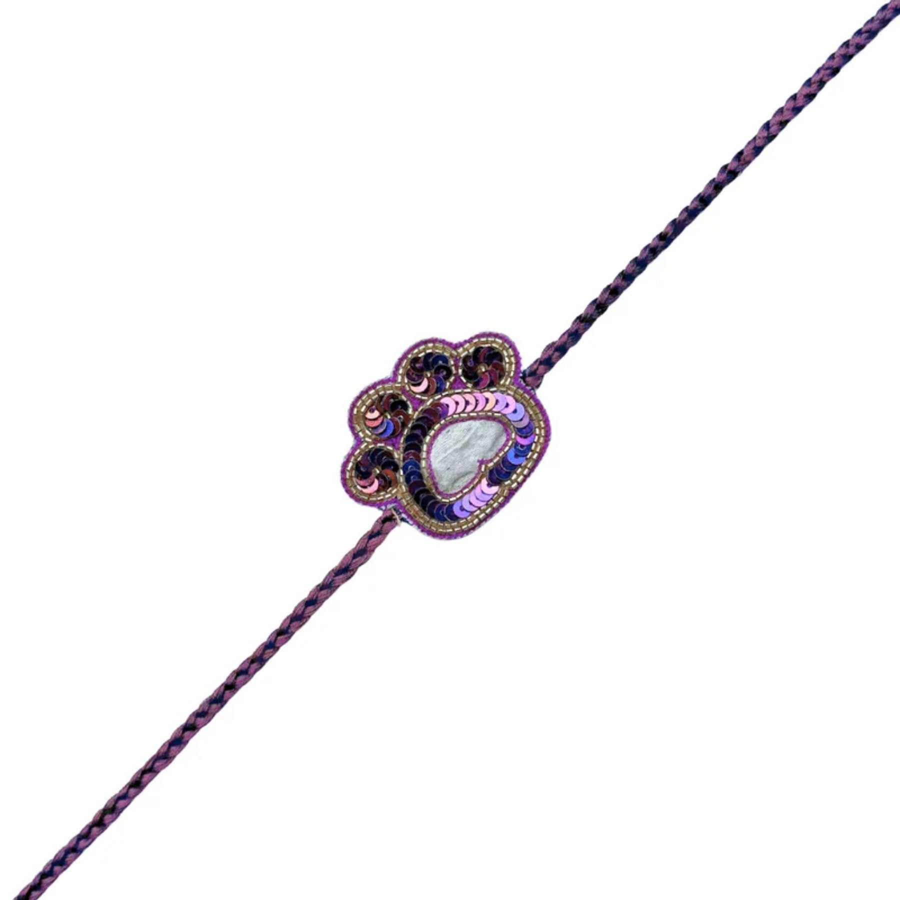 LITTLE NAWAB PURPLE SHERWANI + LILAC PAW-SOME RAKHI FOR DOGS AND CATS