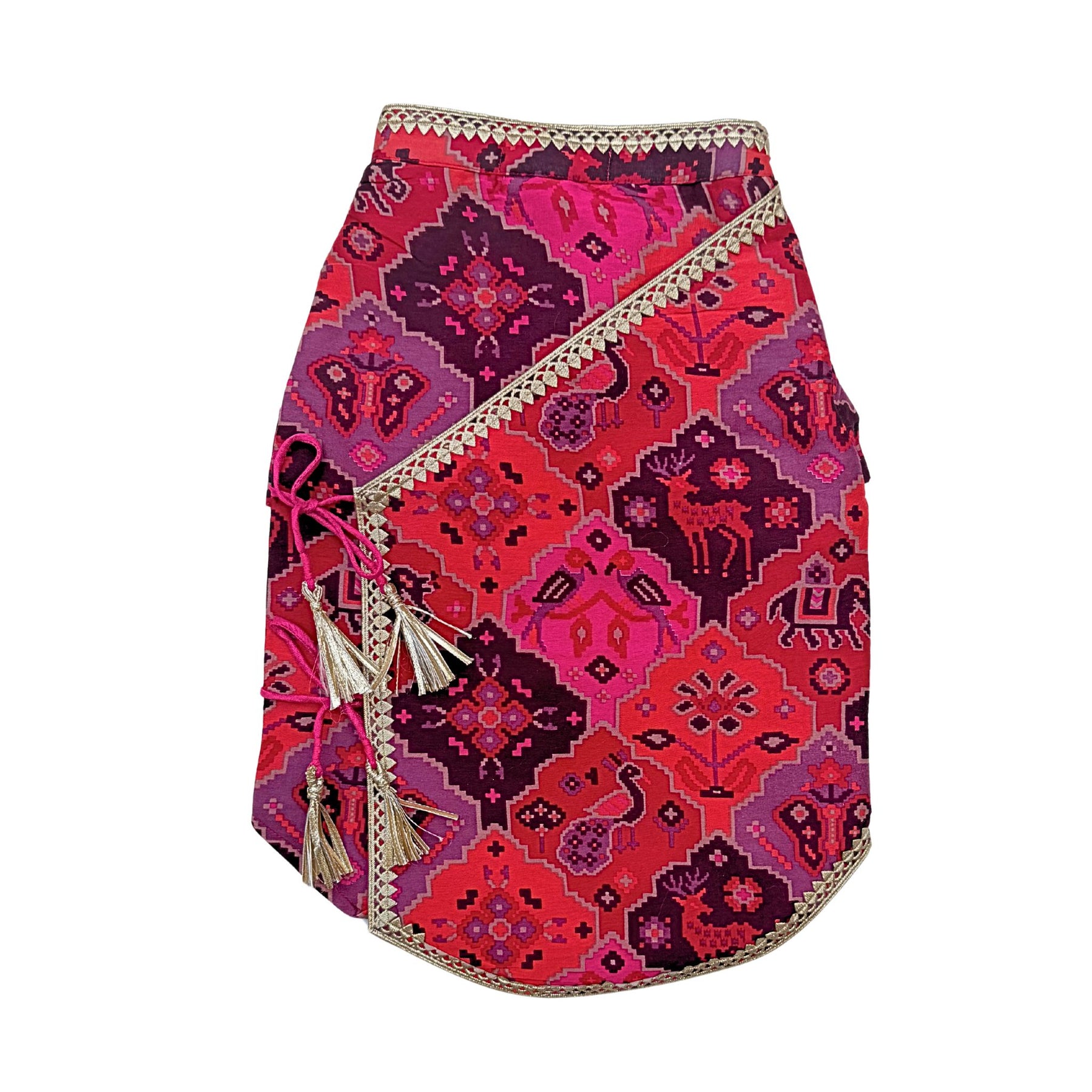 PATOLA PINK KURTA FOR DOGS AND CATS