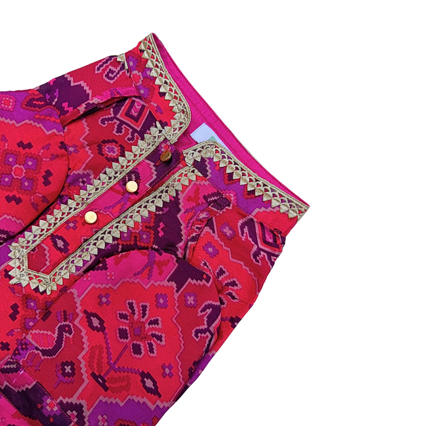 PATOLA PINK KURTA FOR DOGS AND CATS