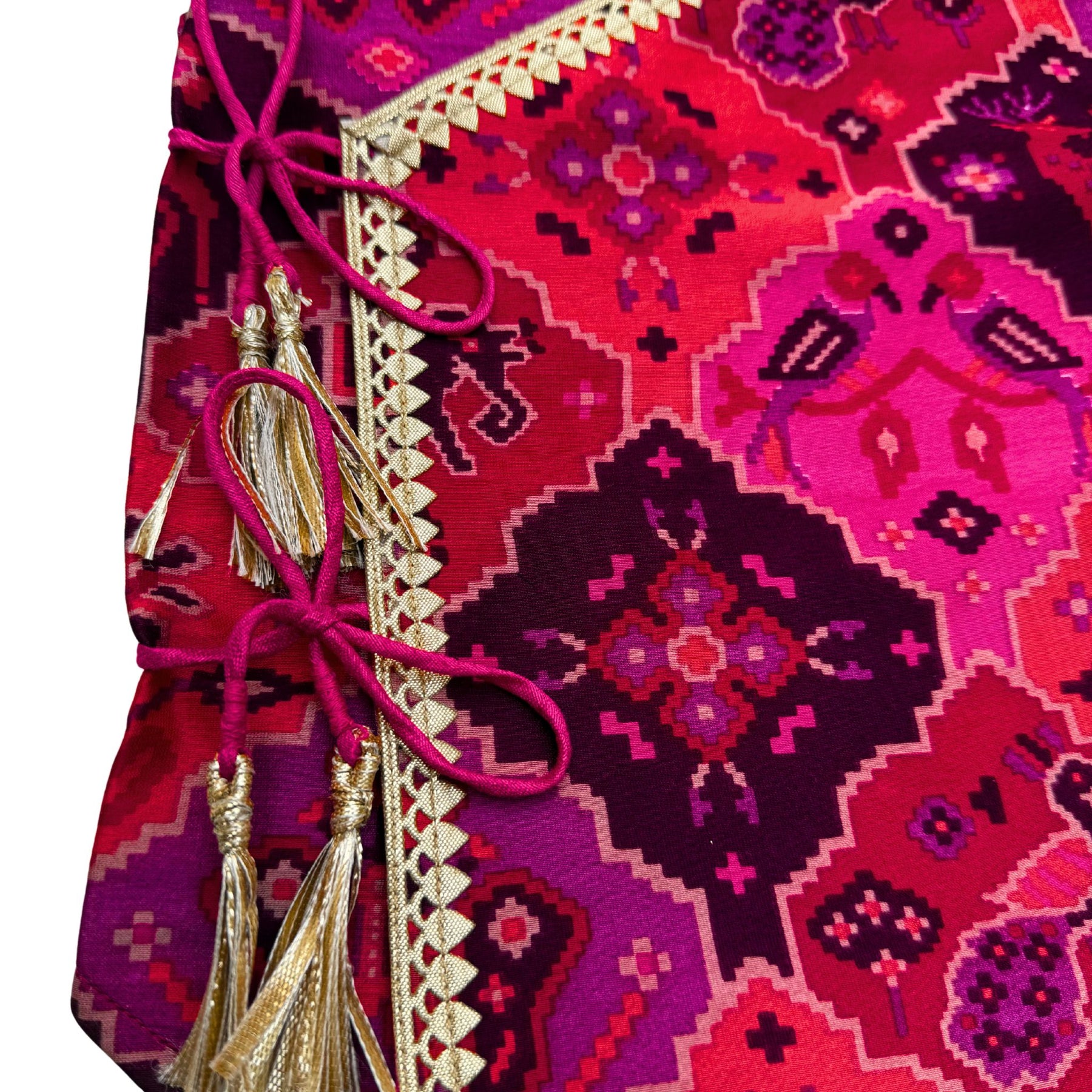 PATOLA PINK KURTA FOR DOGS AND CATS