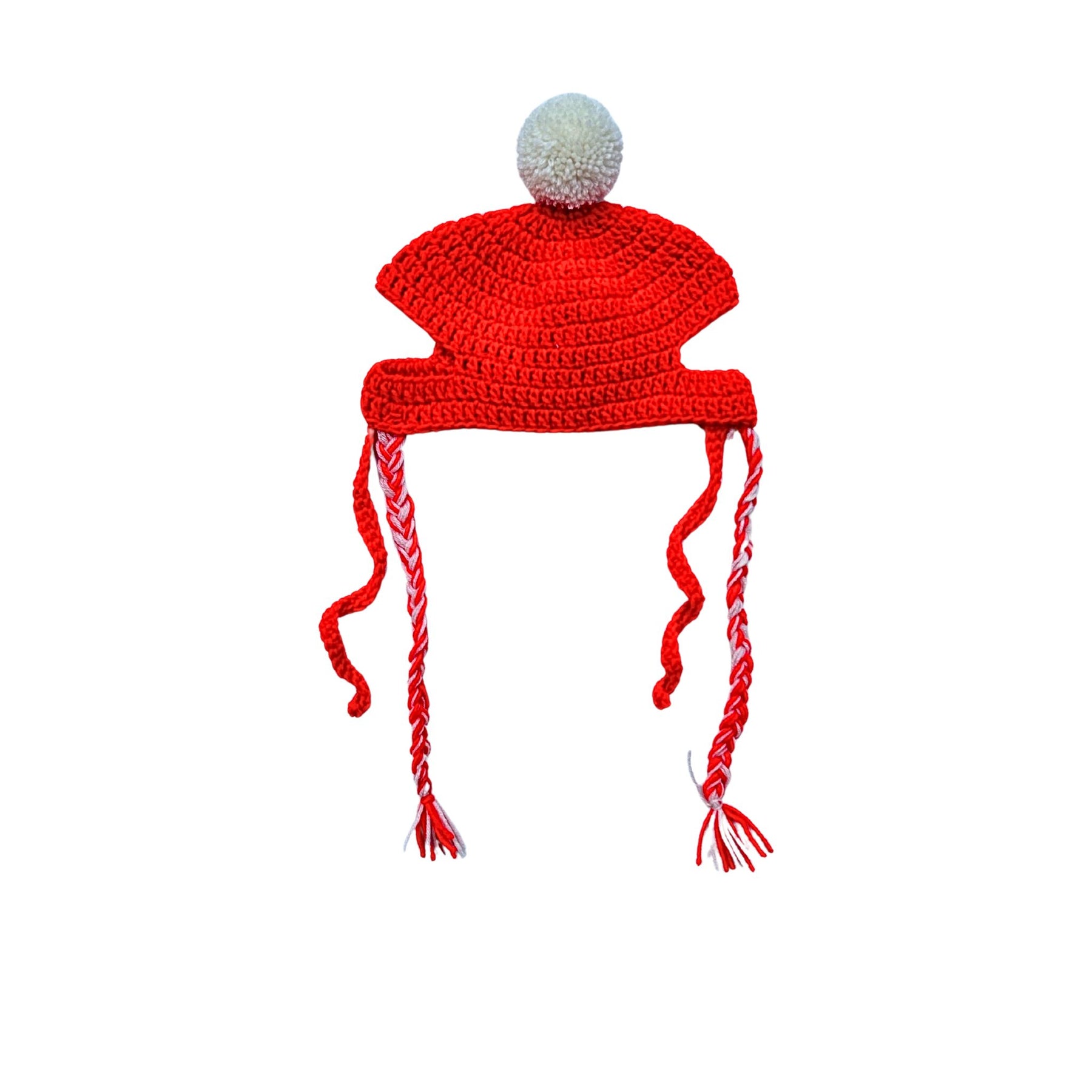 VALENTINE HEART PATCH WORK CROCHET JACKET FOR DOGS AND CATS