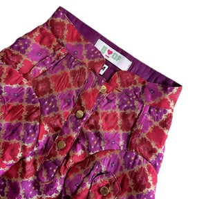 PURPLE TWO TONE BROCADE DOG KURTA