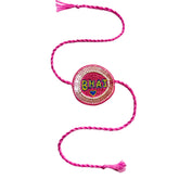 PINK BHAI RAKHI FOR DOGS AND CATS