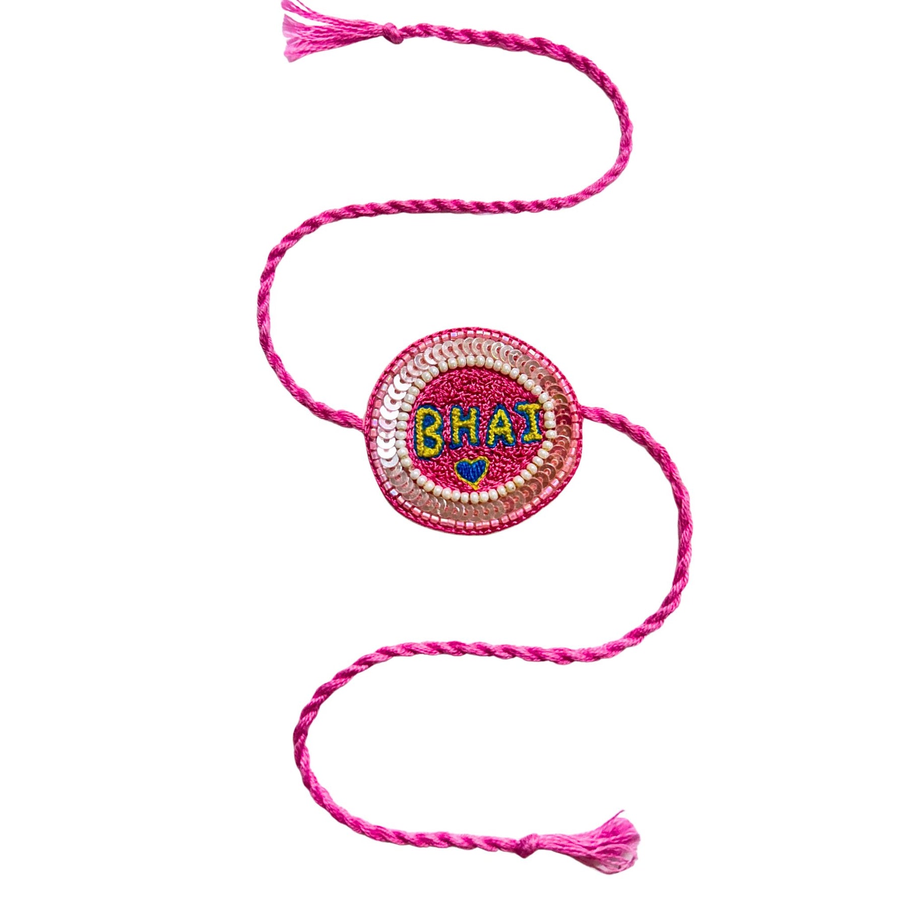 PINK BHAI RAKHI FOR DOGS AND CATS