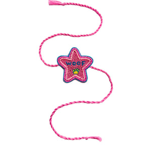 PINK WOOF PAW RAKHI FOR DOGS AND CATS
