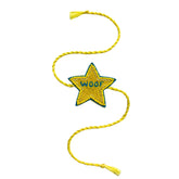 YELLOW STAR WOOF RAKHI FOR DOGS AND CATS